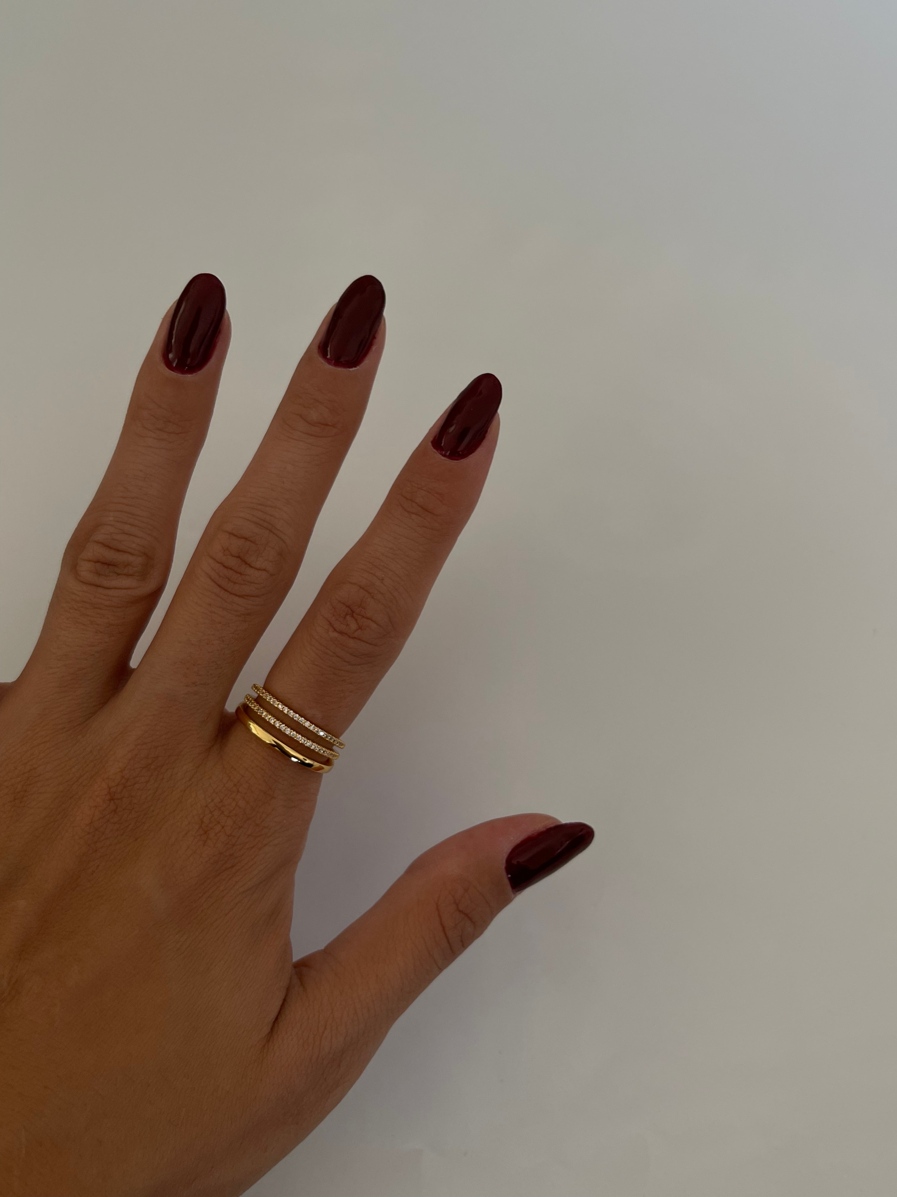 Basic triple yüzük