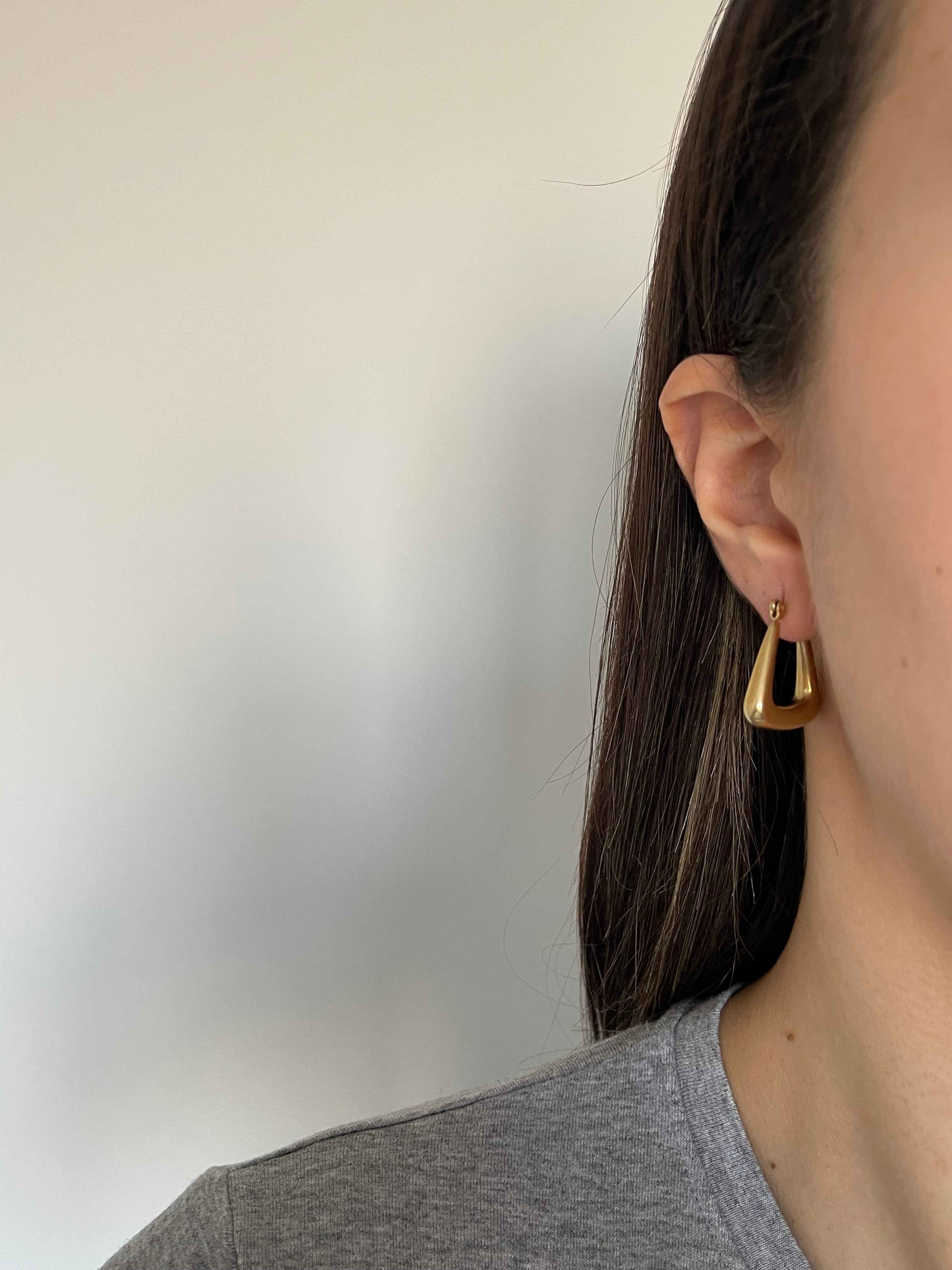 Çelik basic üçgen küpe