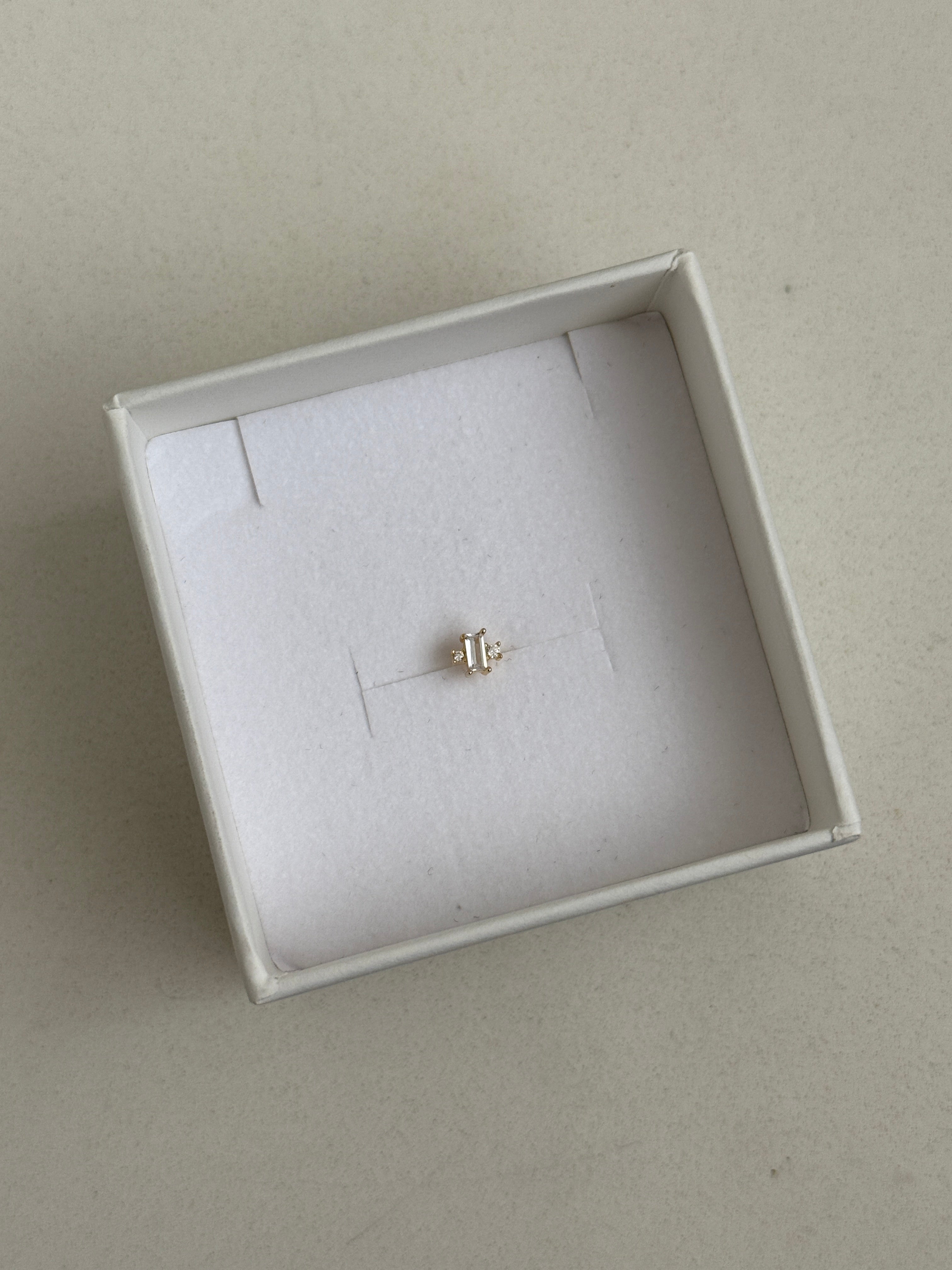 925 gümüş | mix baget piercing