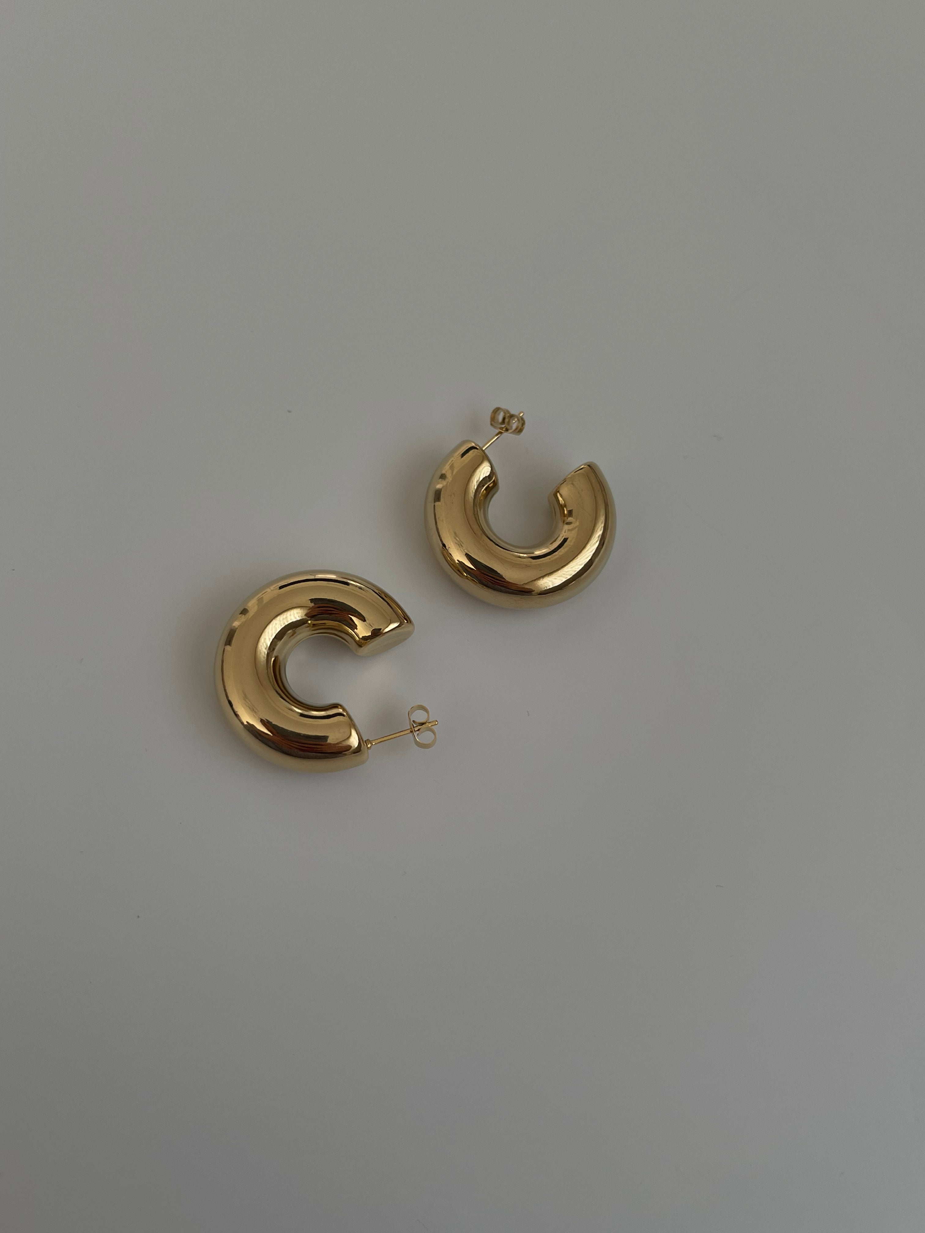 Çelik bubble halka küpe