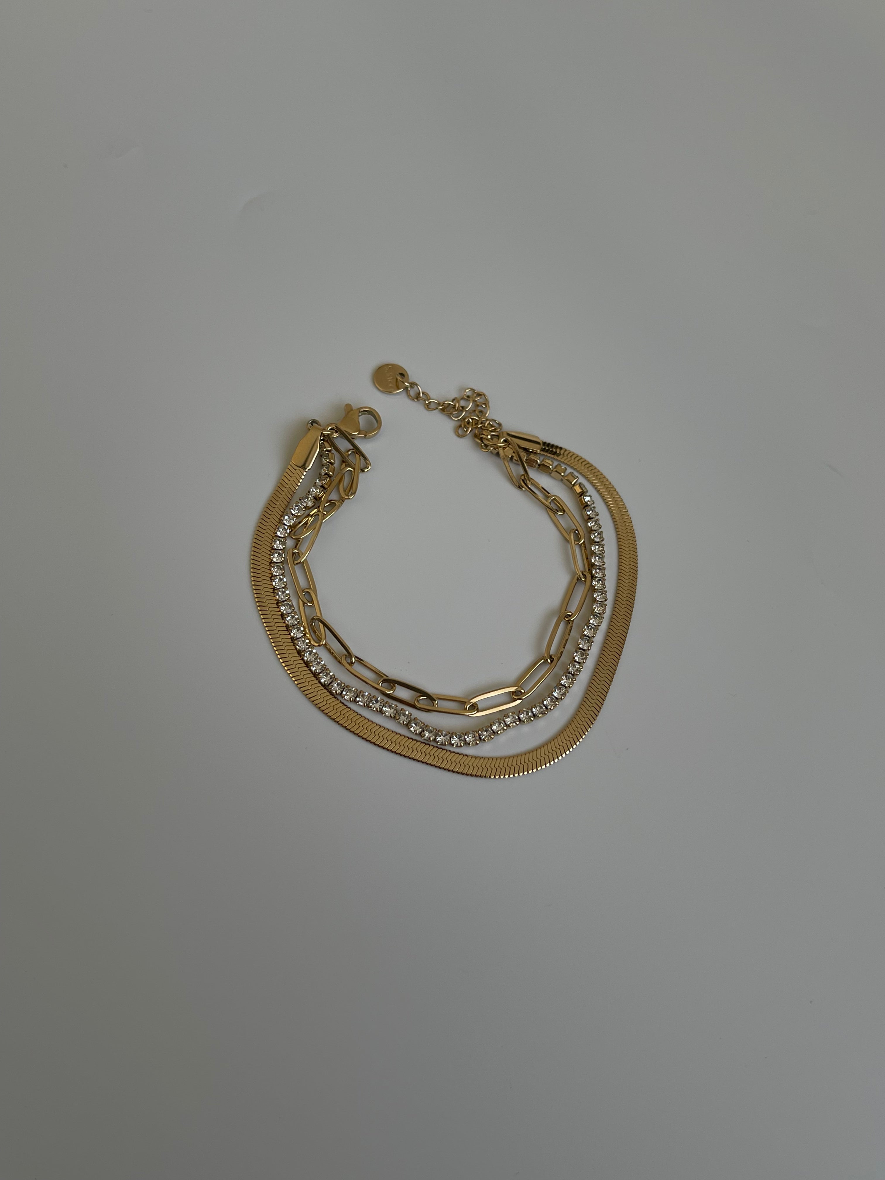 Çelik mix kombin bileklik