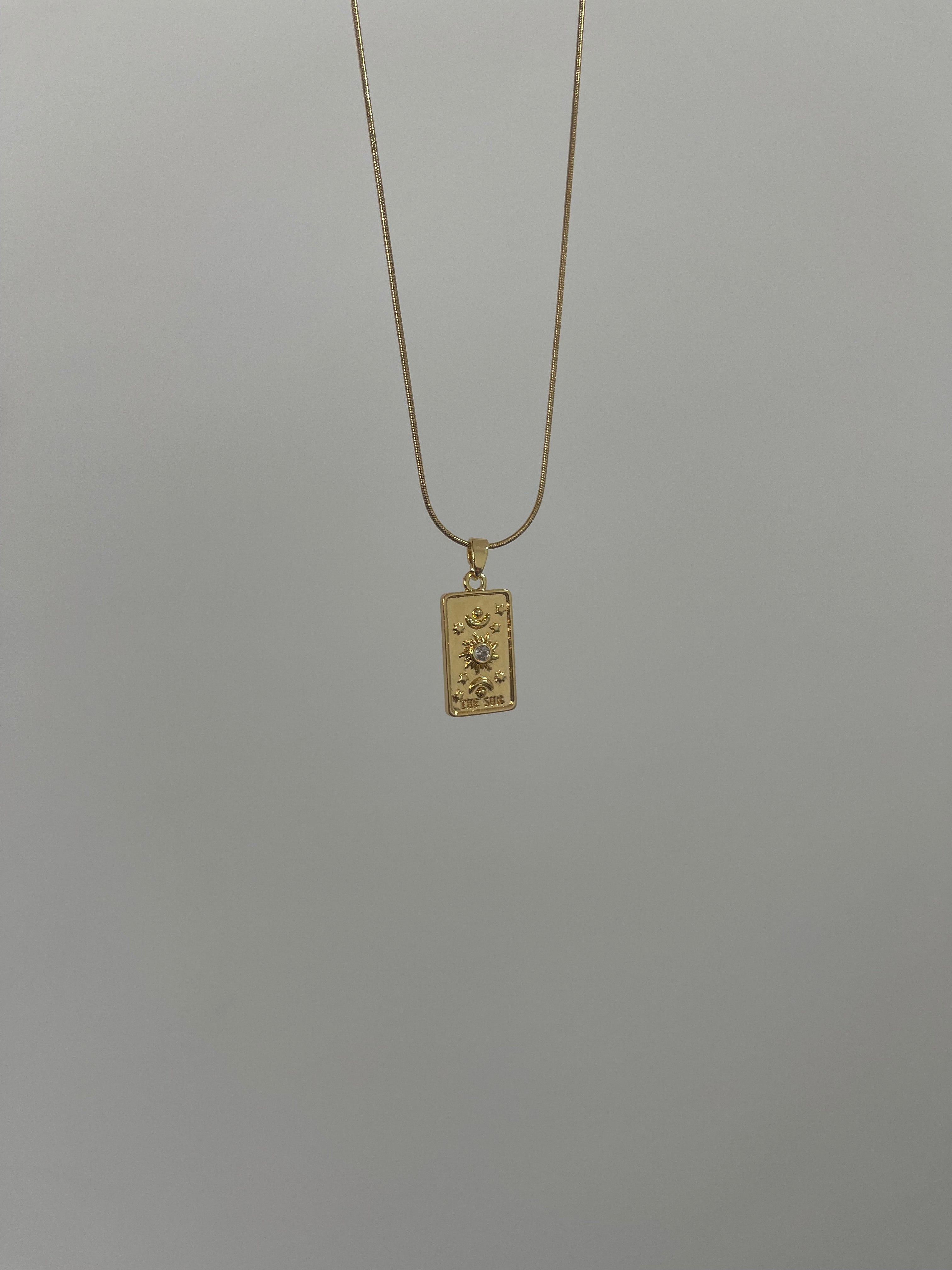 Çelik the sun kolye