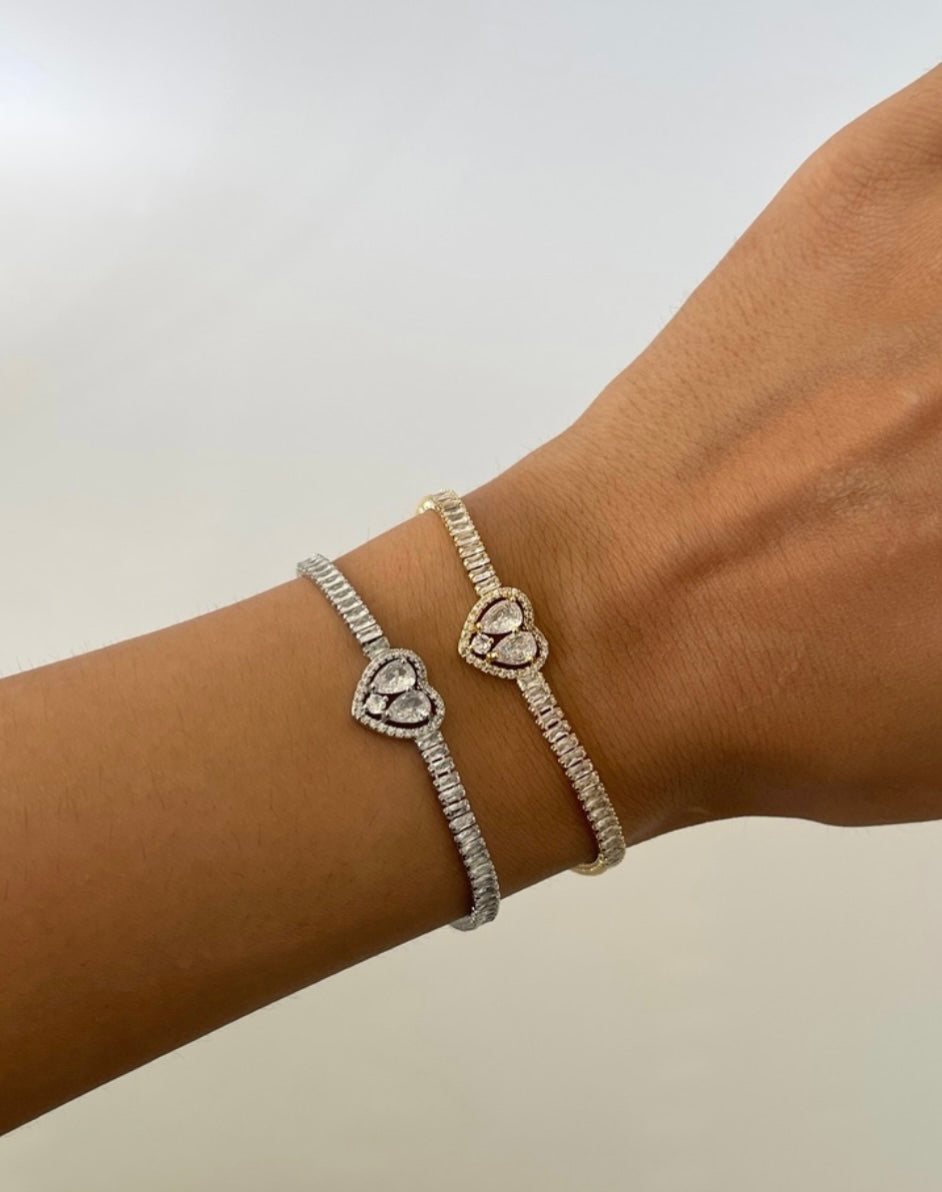 Kalpli baget taş bileklik