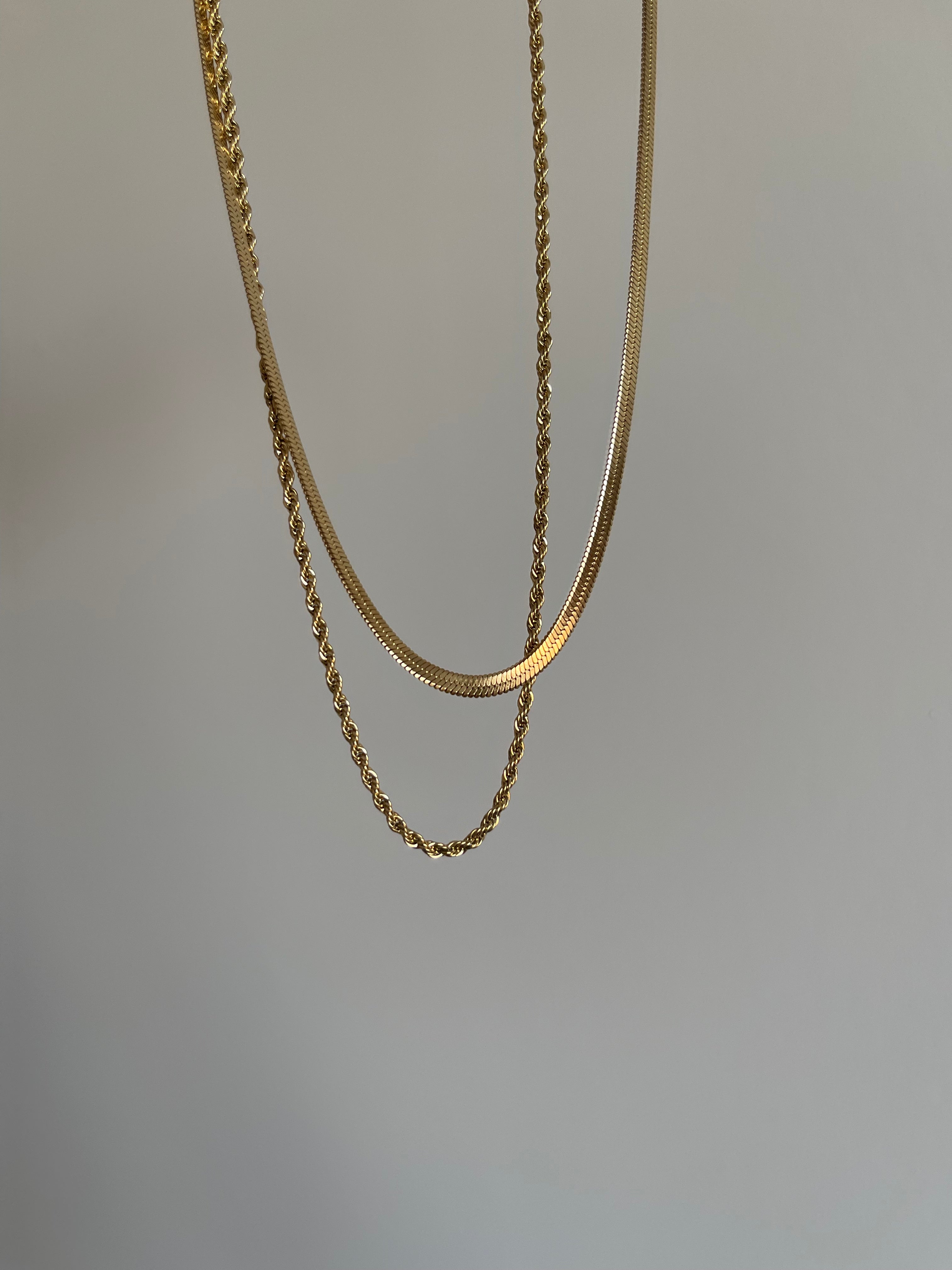 Çelik birleşik burgu & italyan zincir kolye