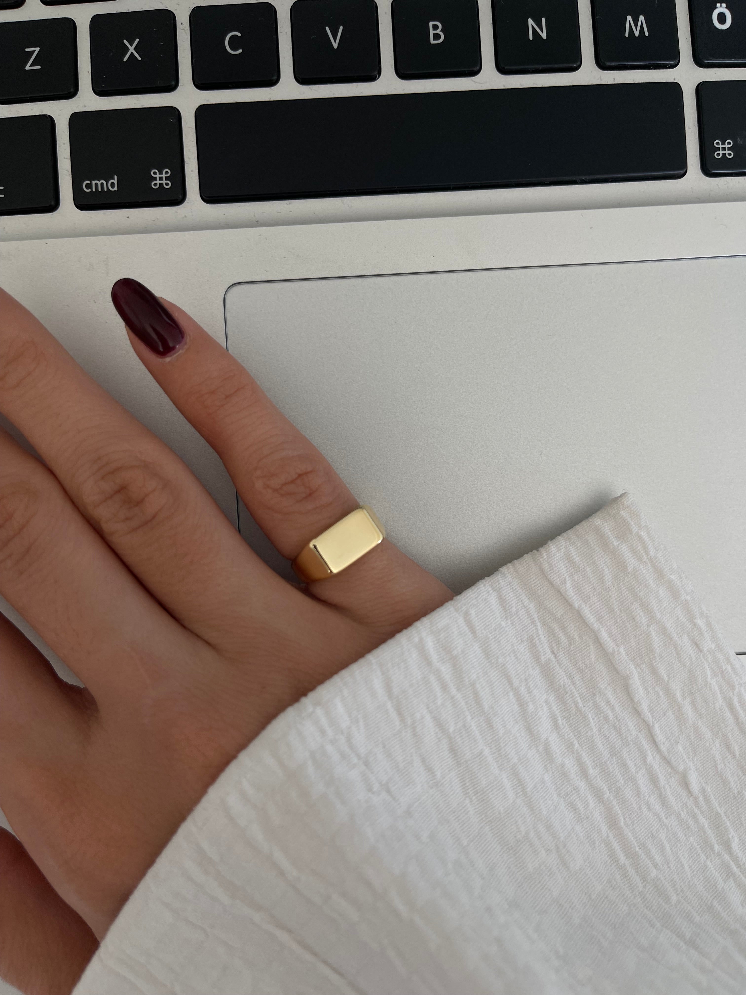 Basic serçe parmak yüzüğü