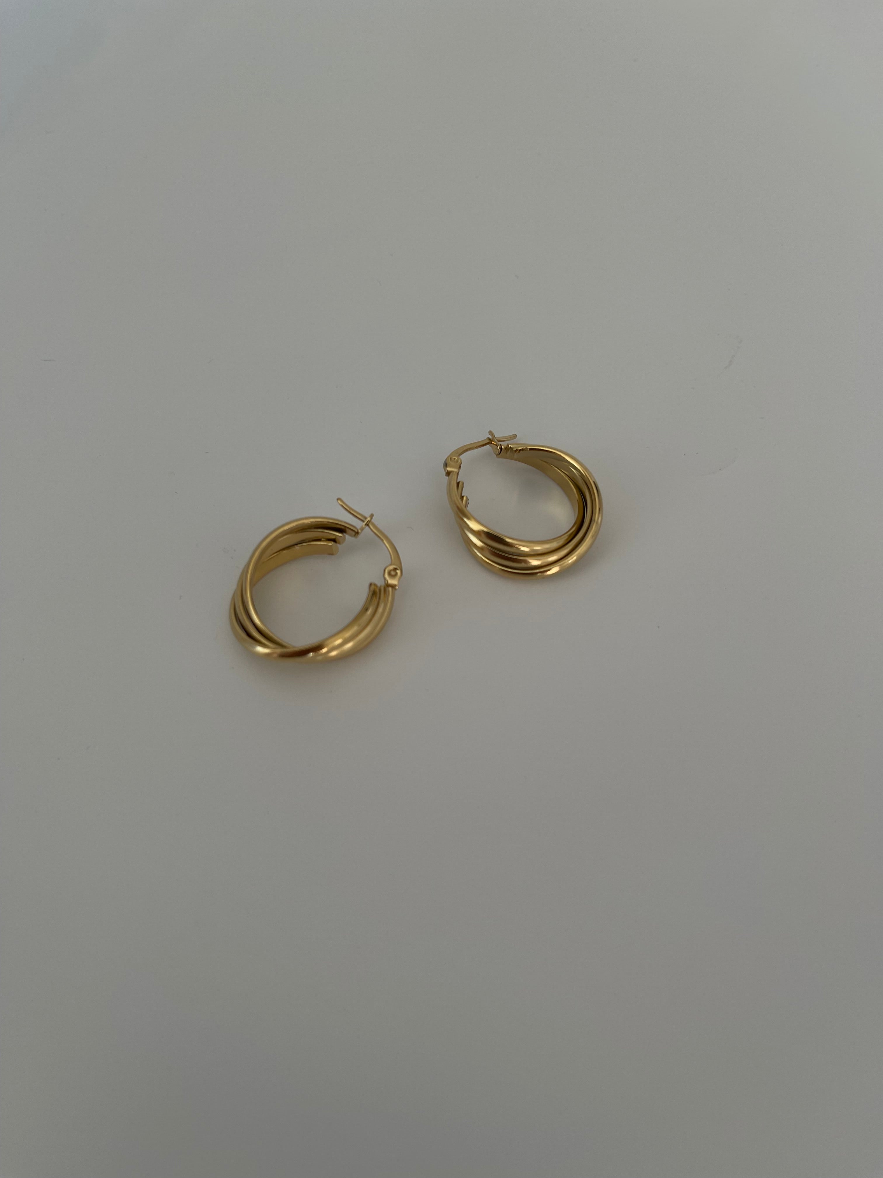 Çelik rows halka küpe