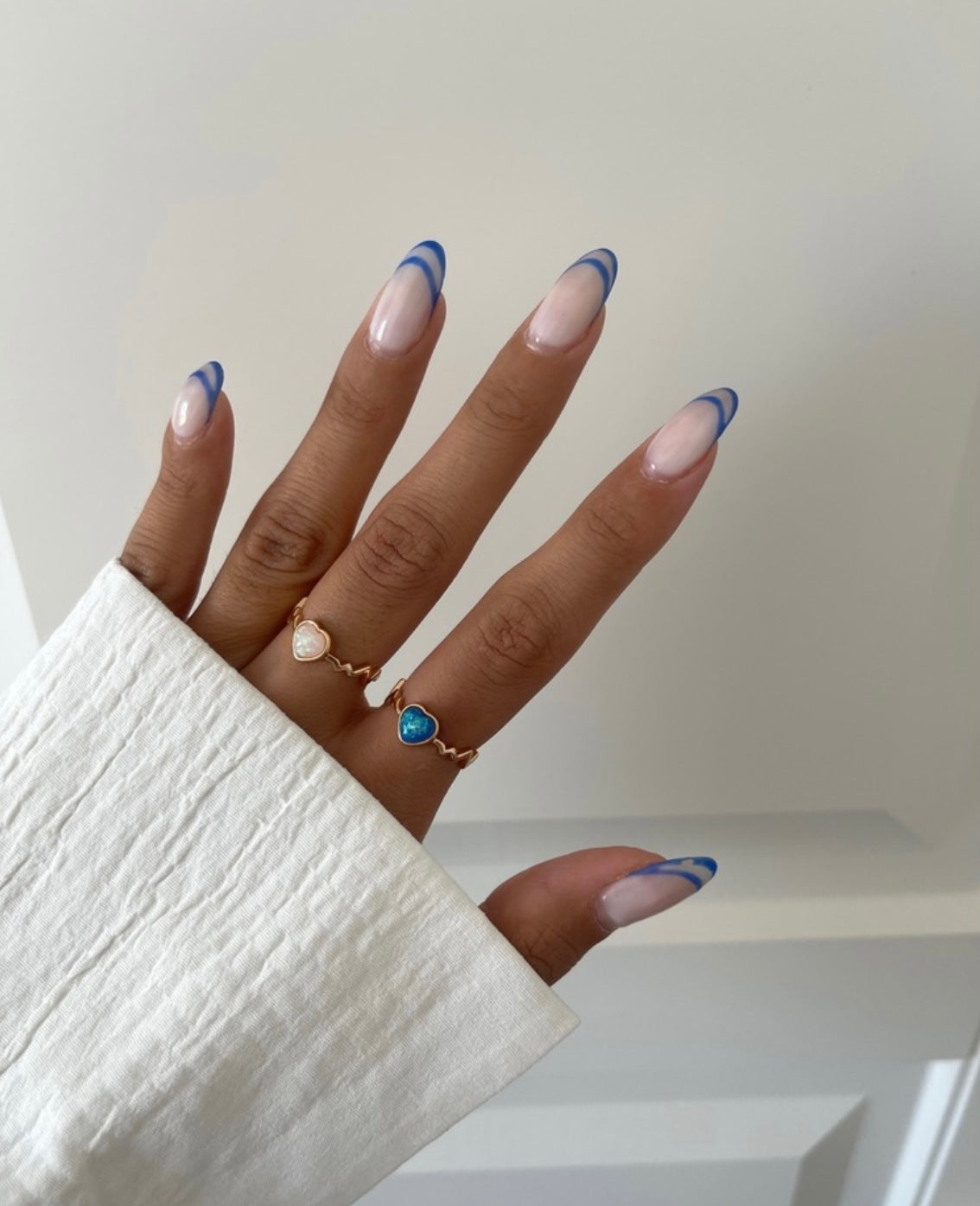 Sedefli kalp yüzük