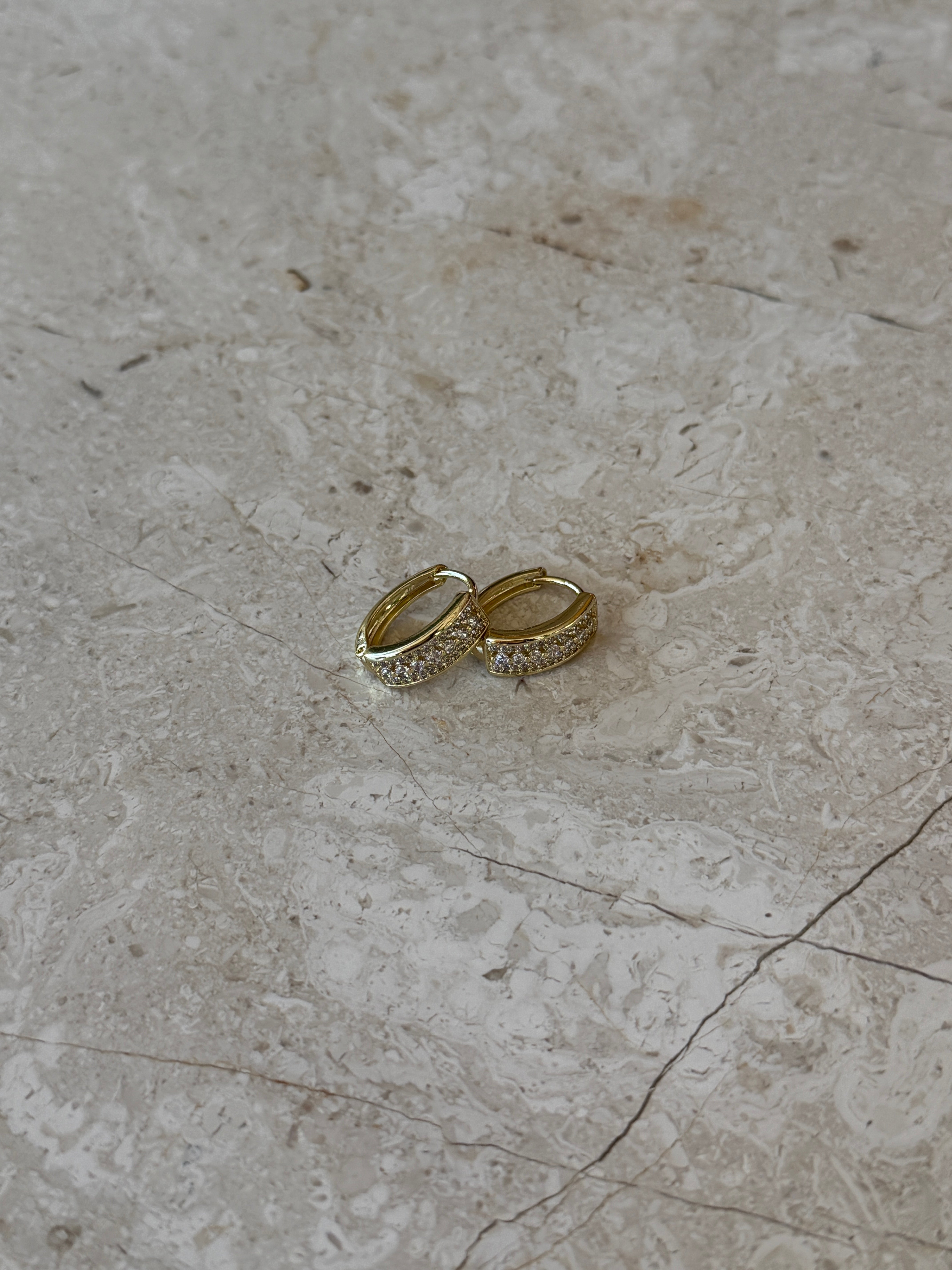 Xuping kalın oval küpe