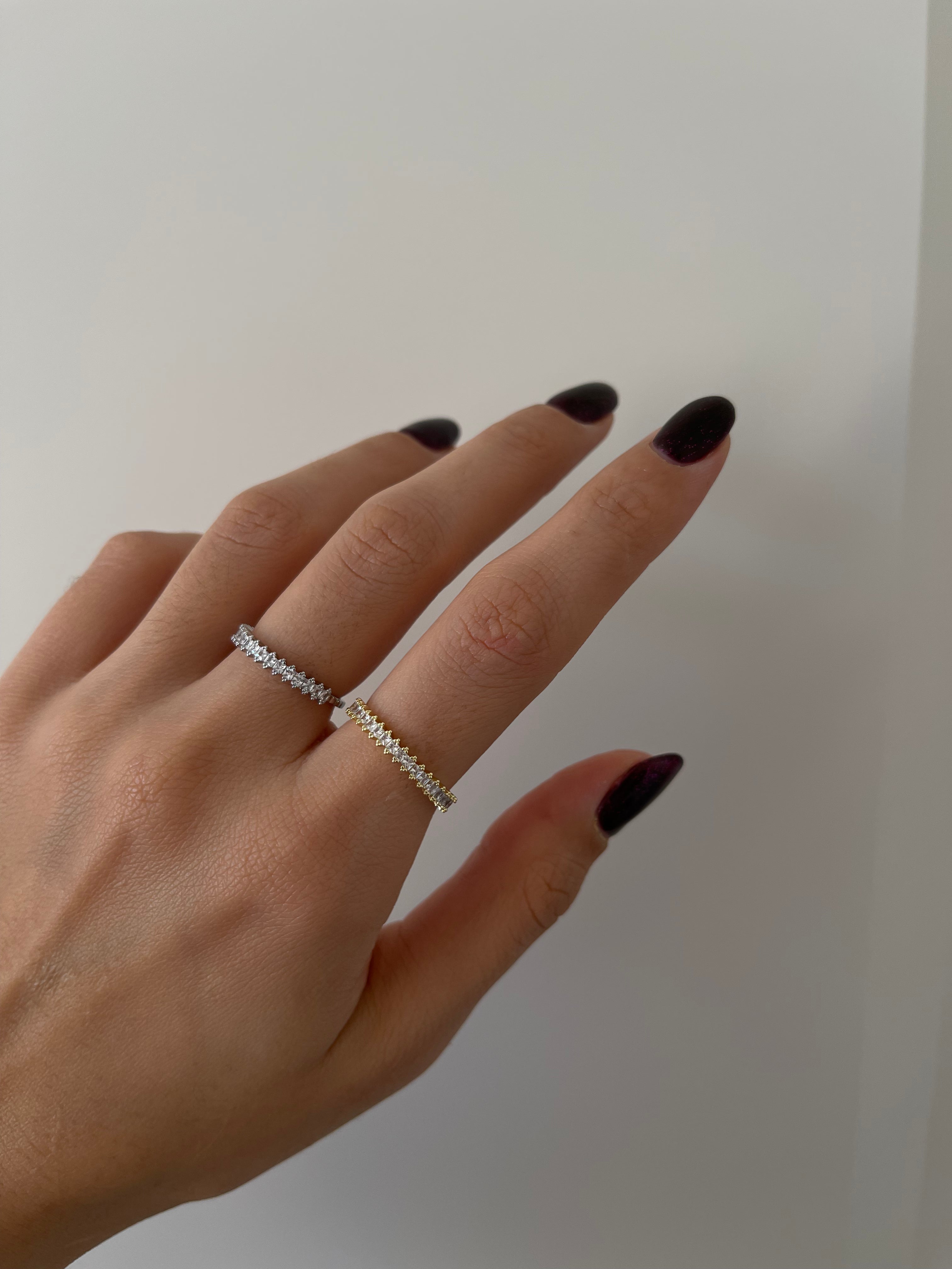 Mini taş detay yüzük