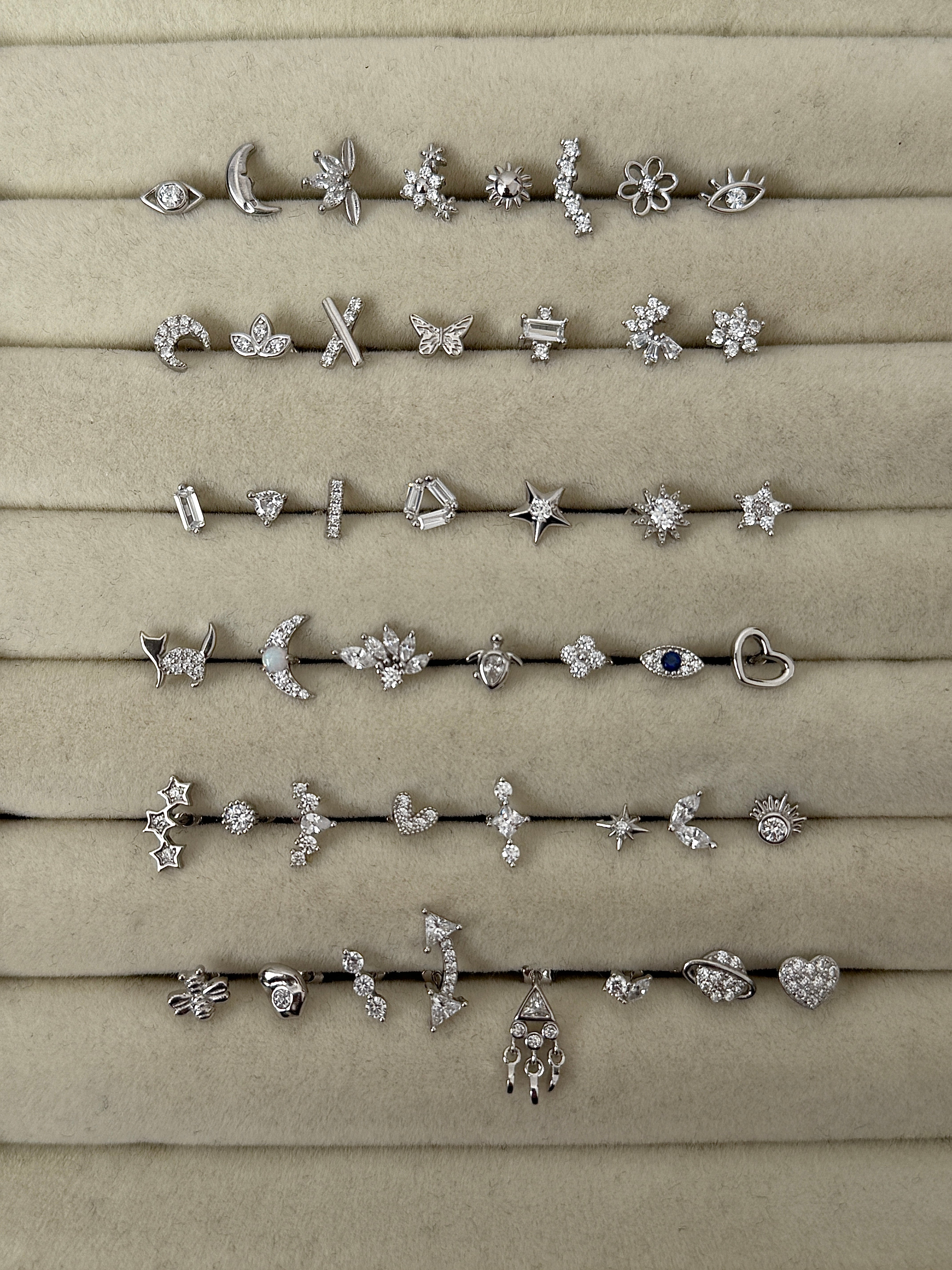 925 gümüş | basic kalp piercing