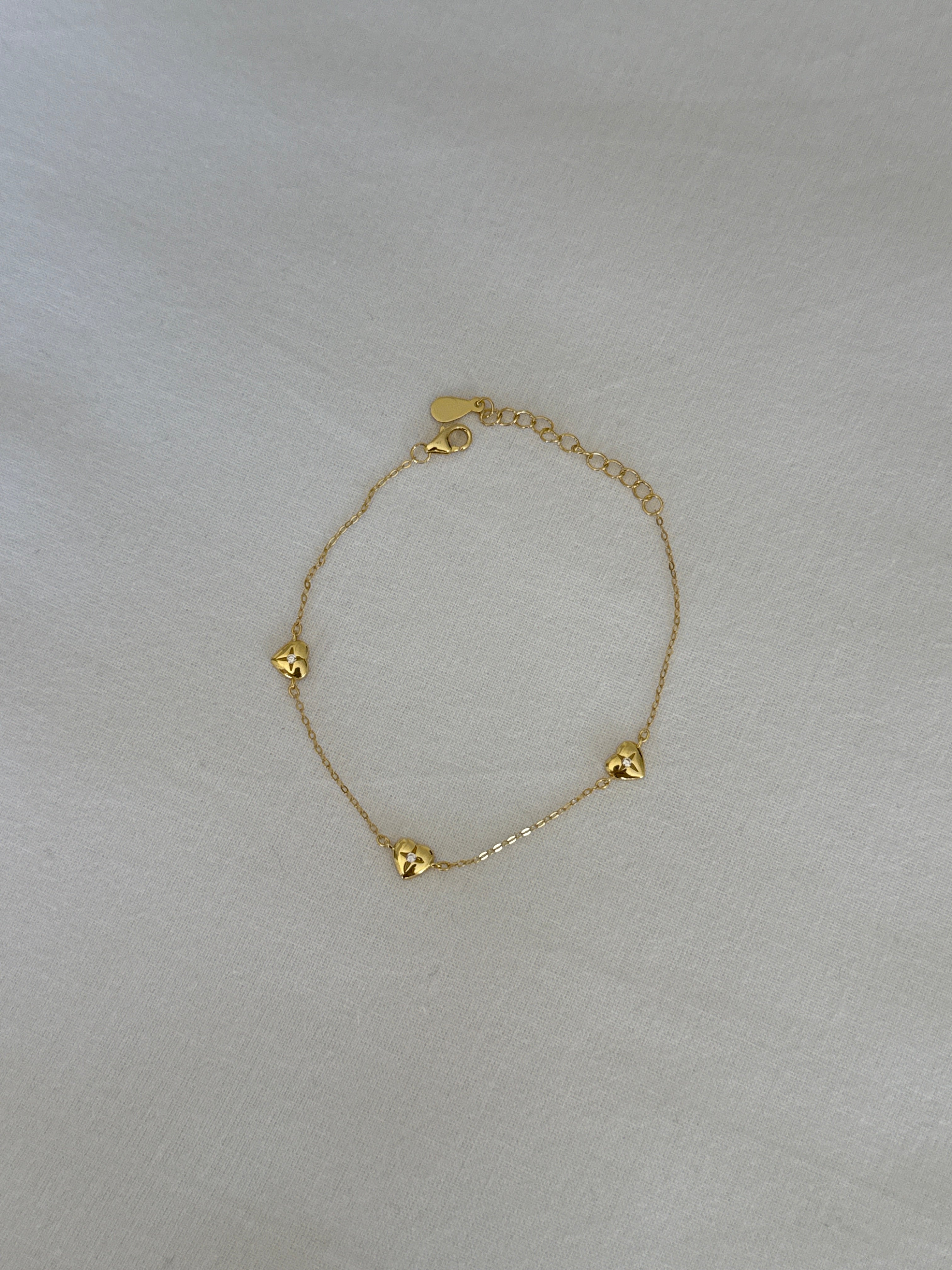 925 gümüş sembol kalp bileklik