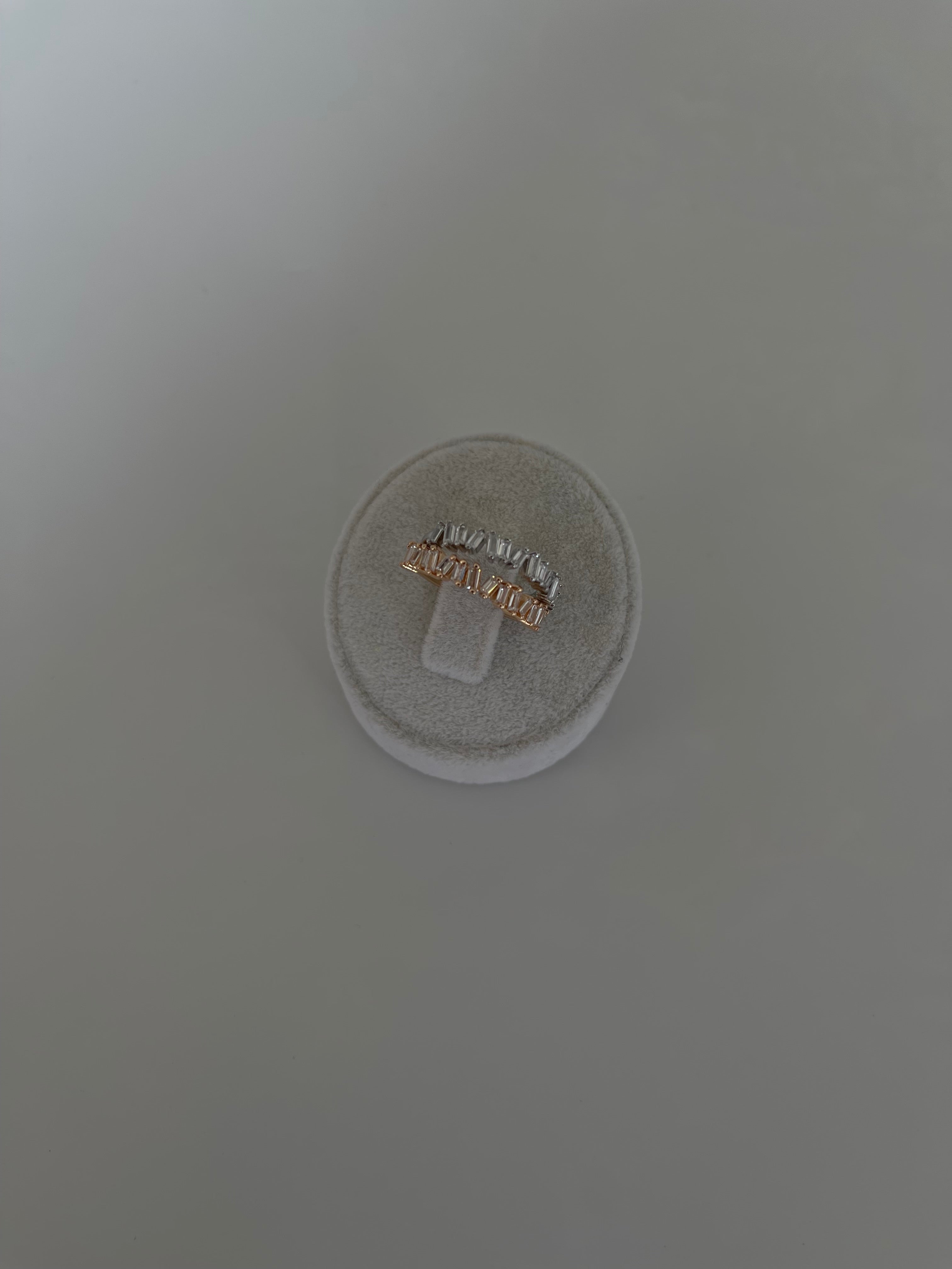 Kırık baget taş yüzük