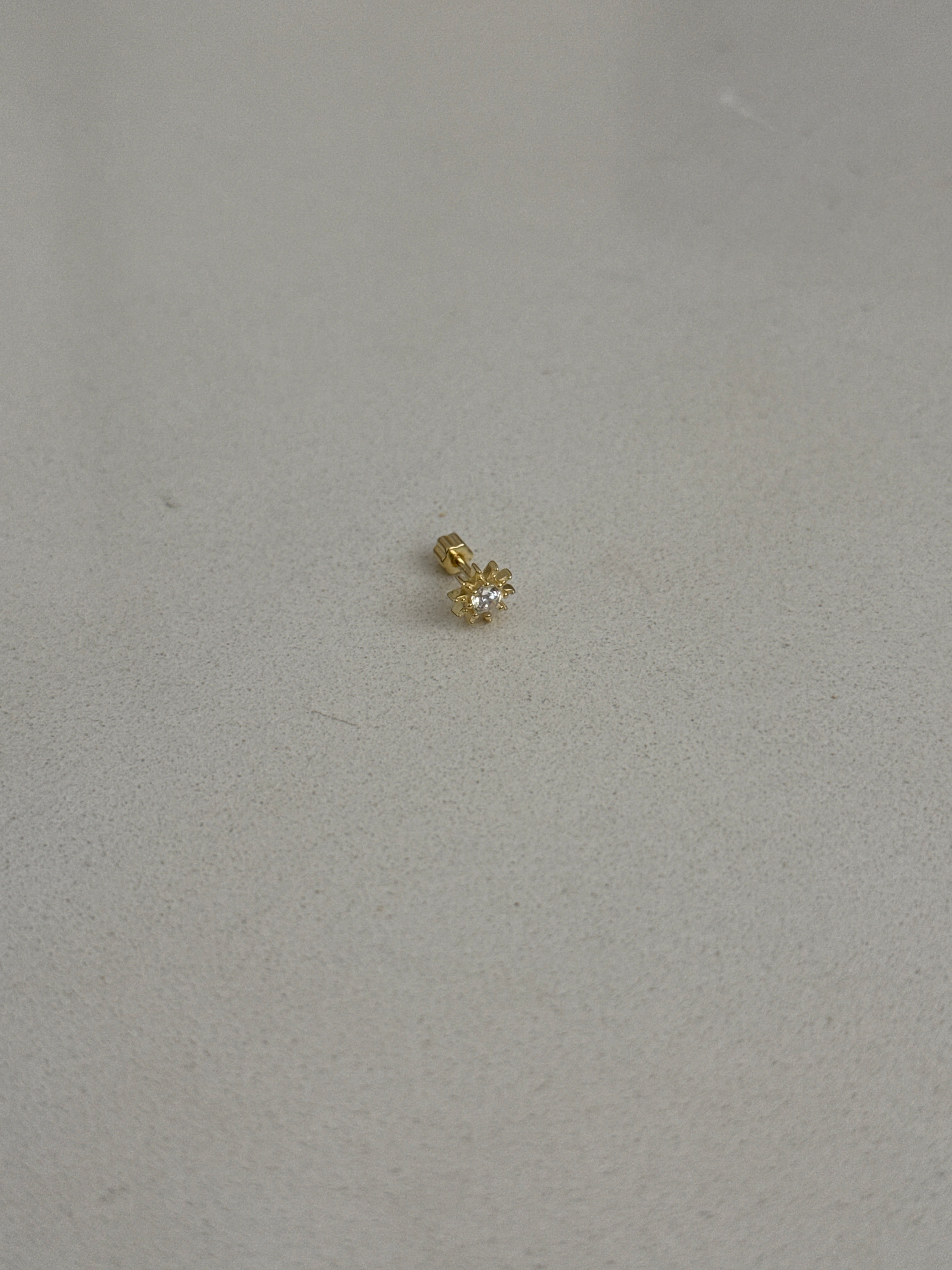 925 gümüş | taşlı güneş piercing