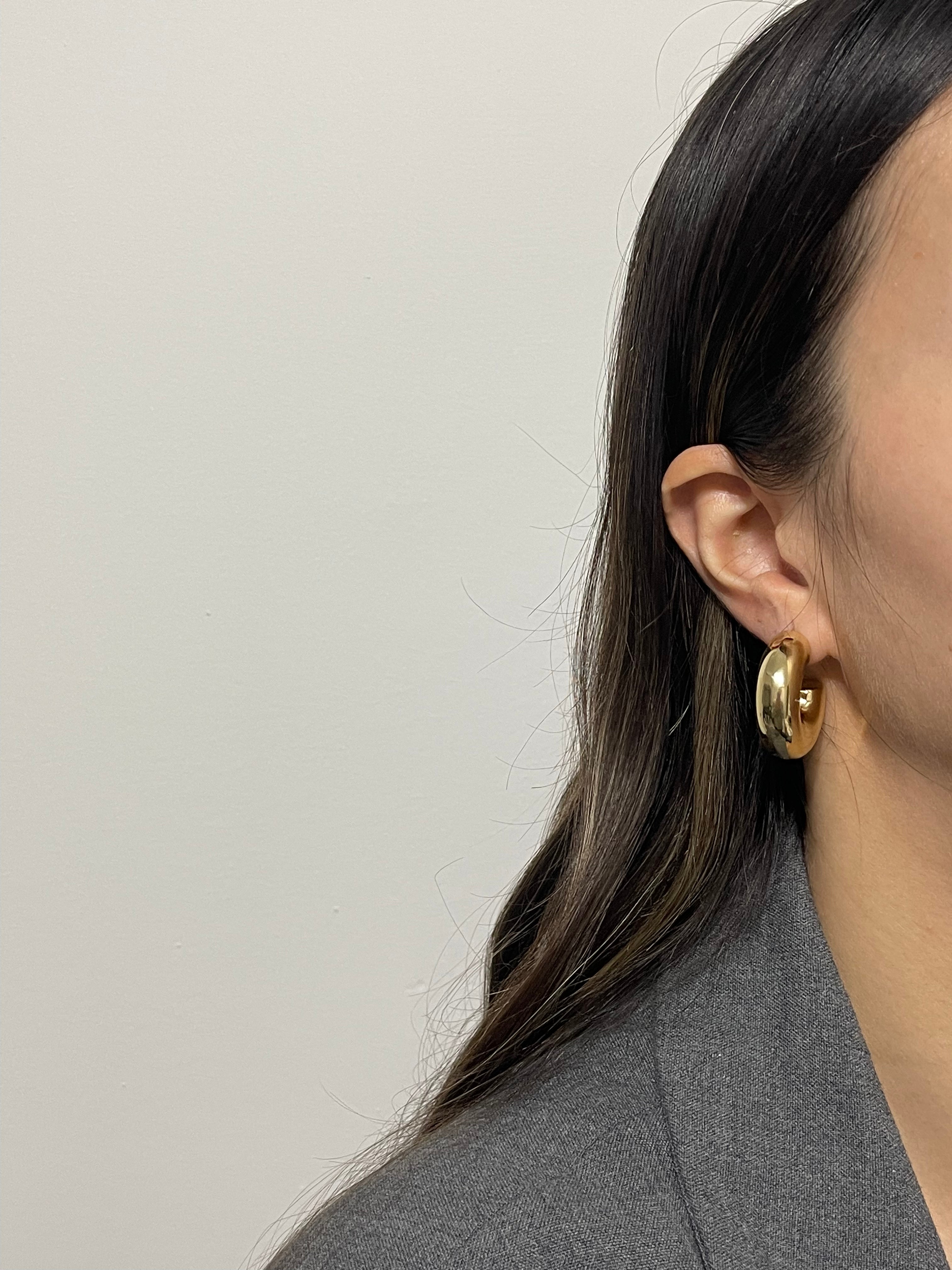 Çelik bubble halka küpe