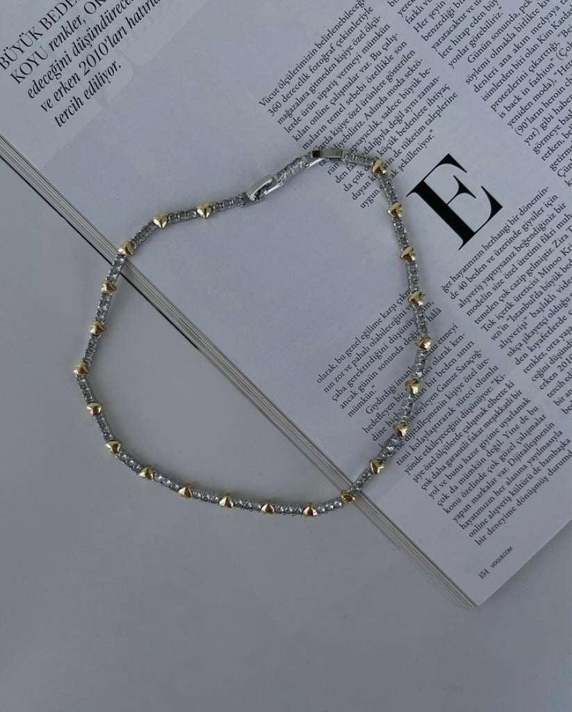 Vıp seri kalpli su yolu kolye