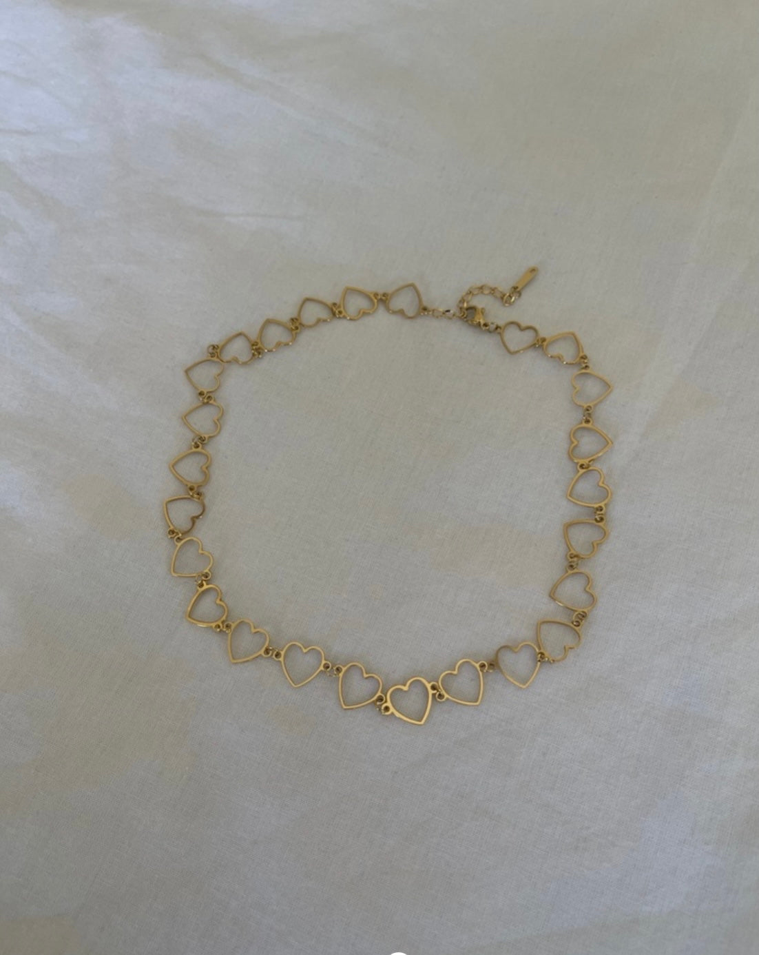 Çelik boş kalp kolye