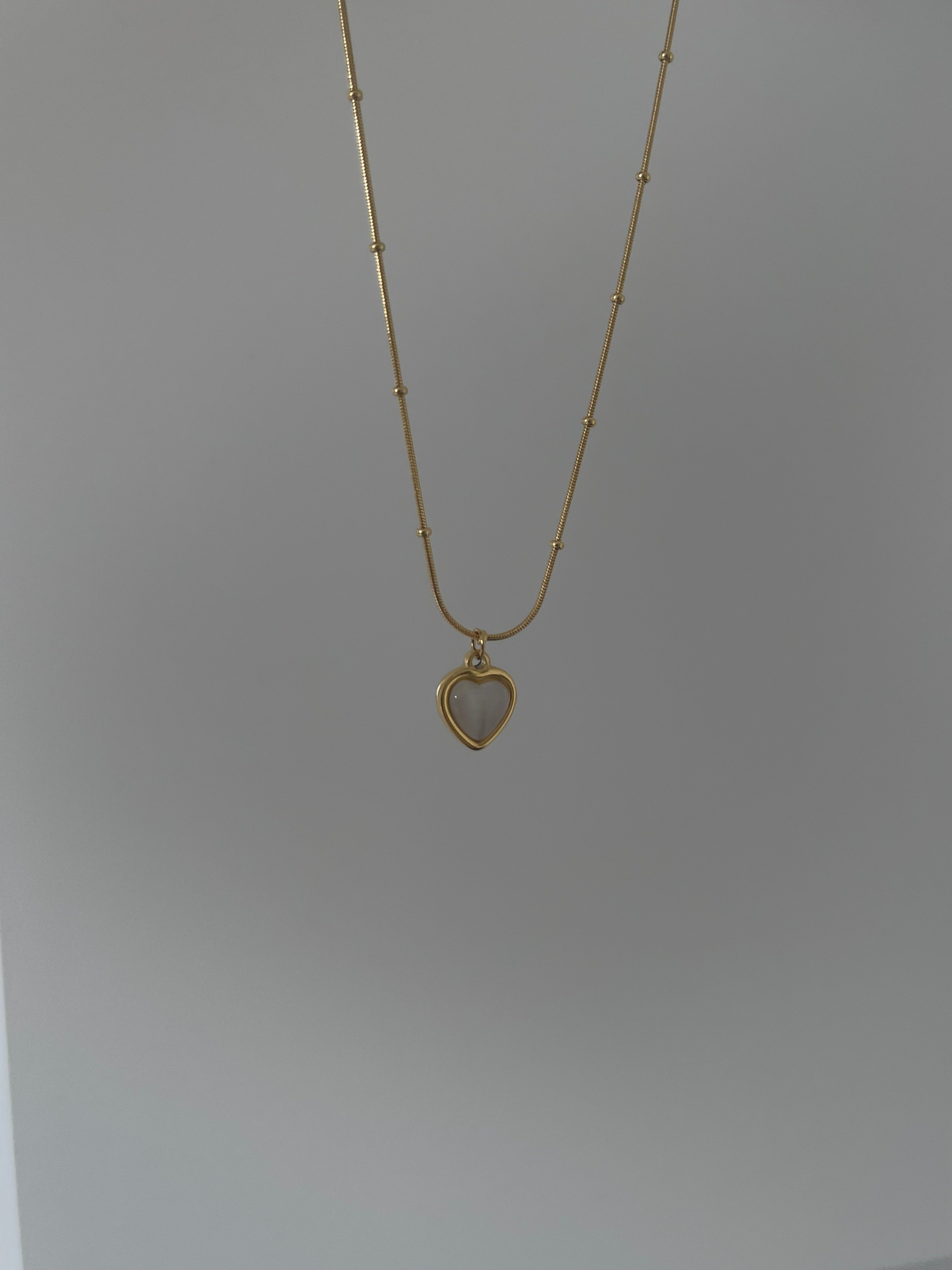 Çelik soft kalp kolye