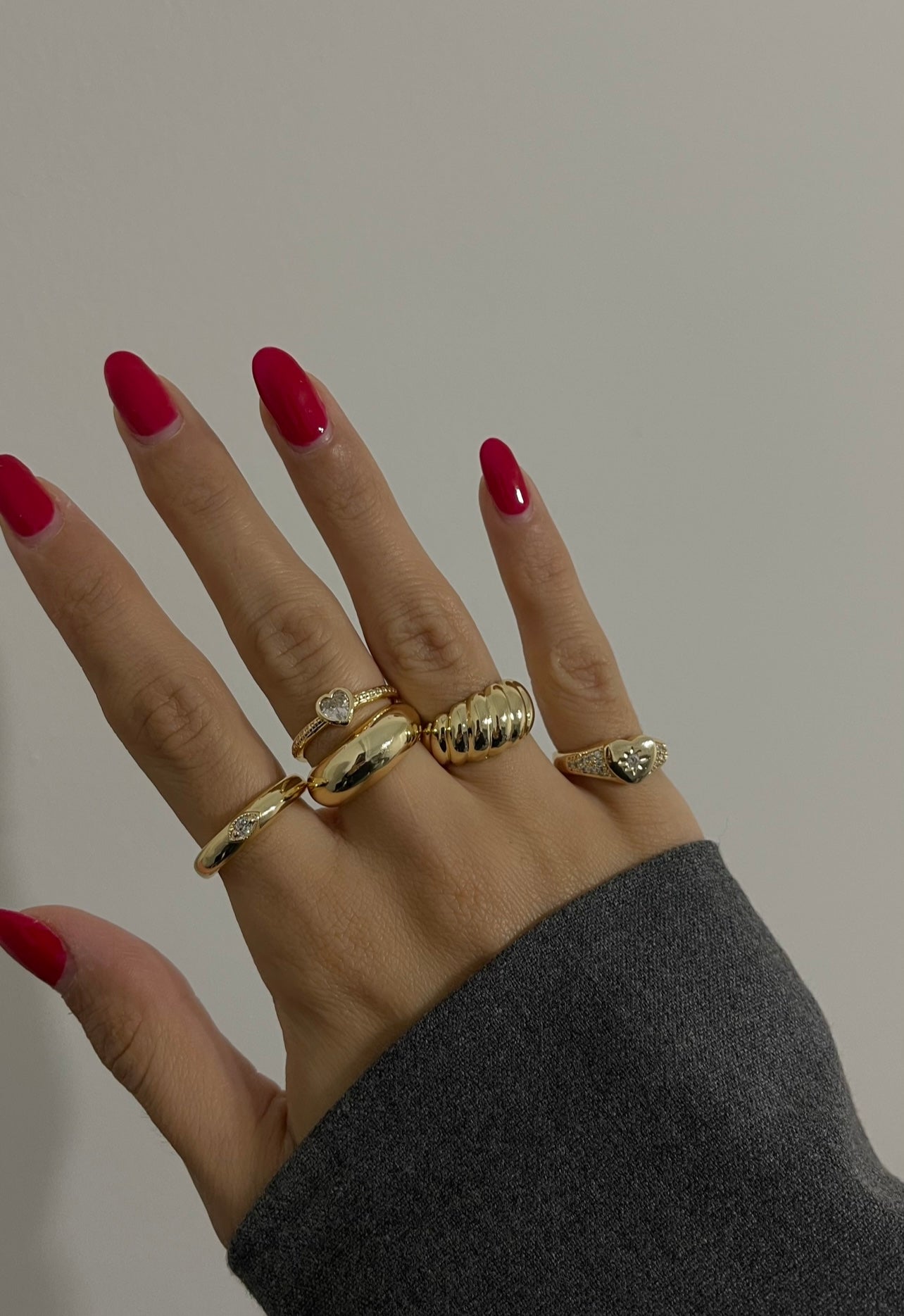 Basic taş detay yüzük