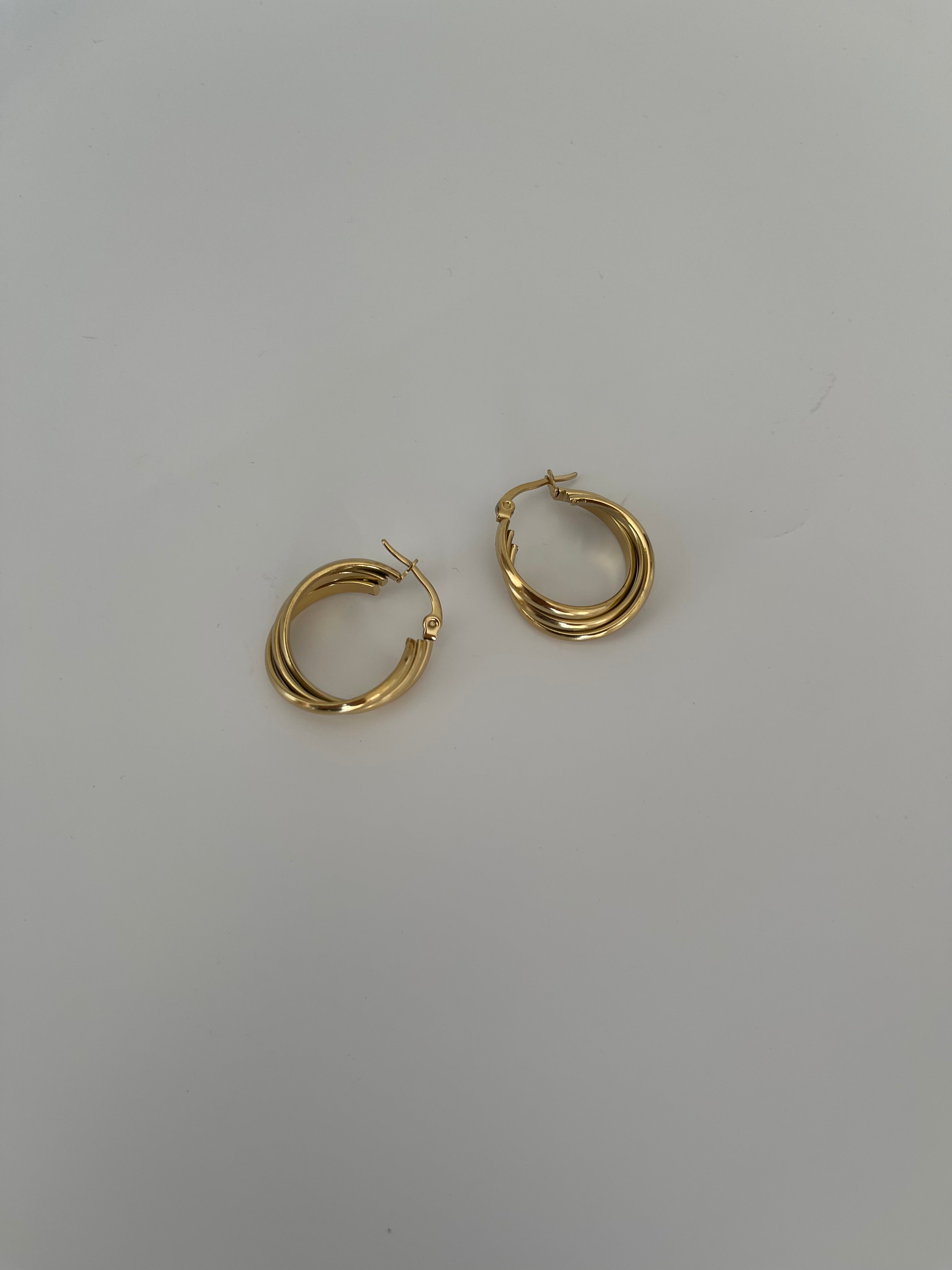 Çelik rows halka küpe