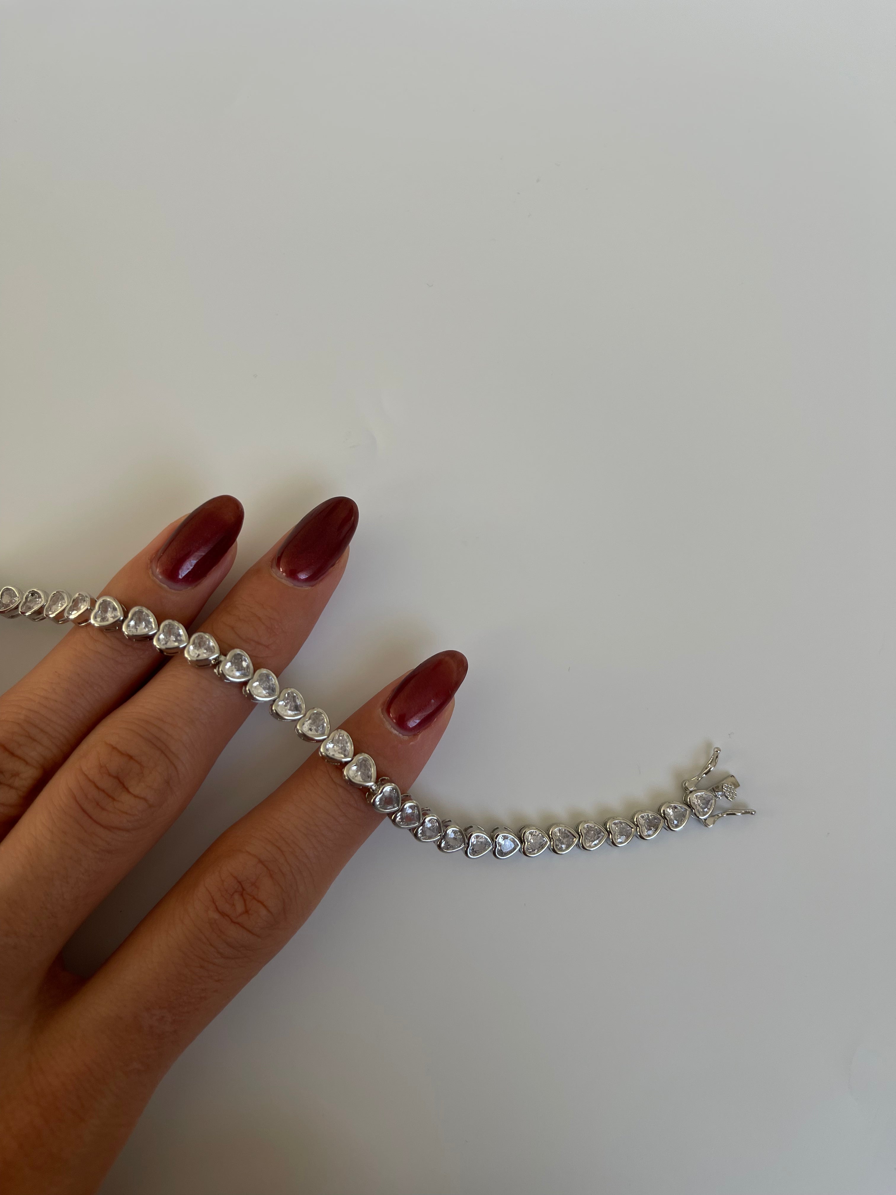 Vıp altın kaplama kalp bileklik