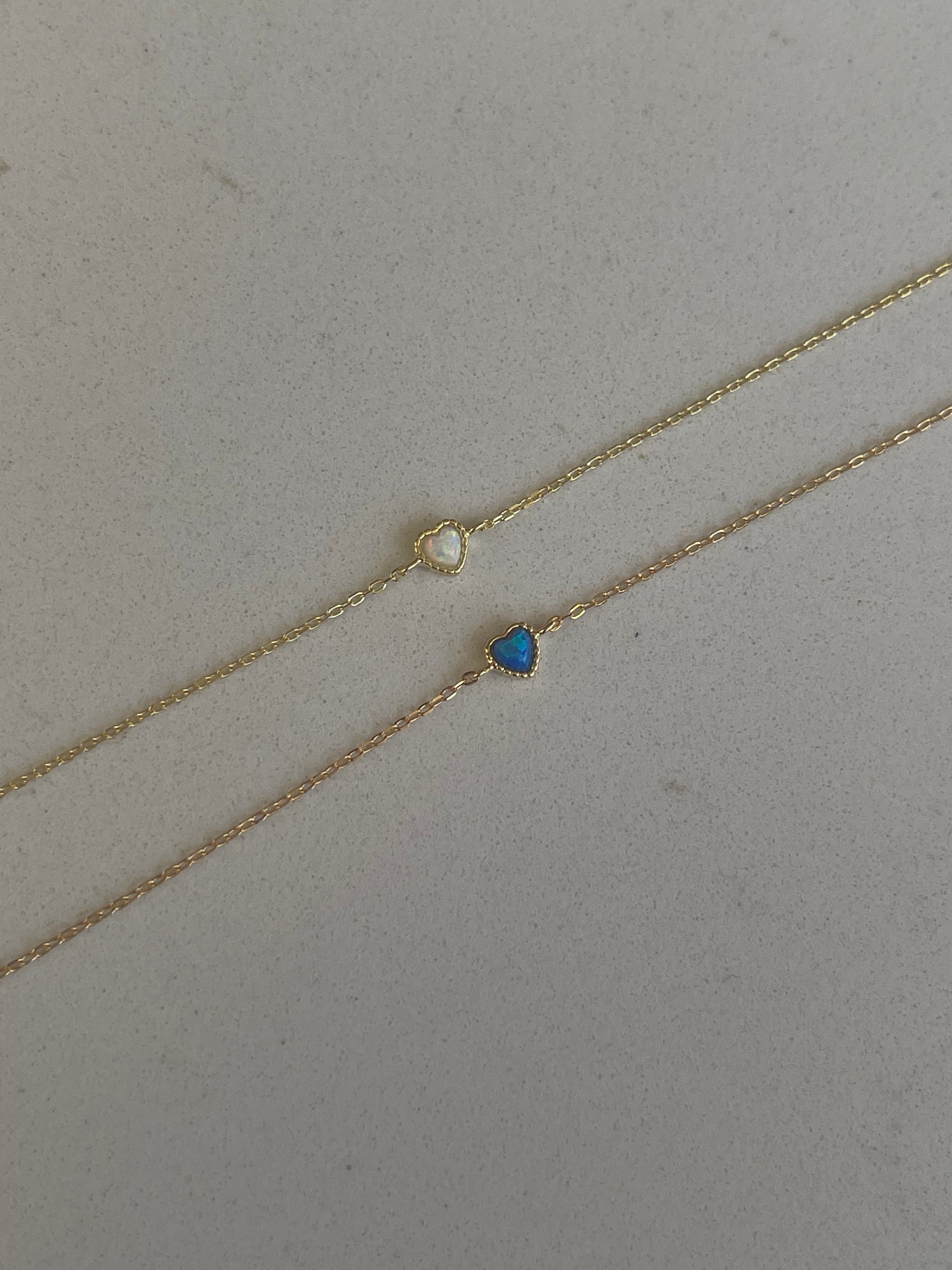 925 gümüş mini kalp bileklik