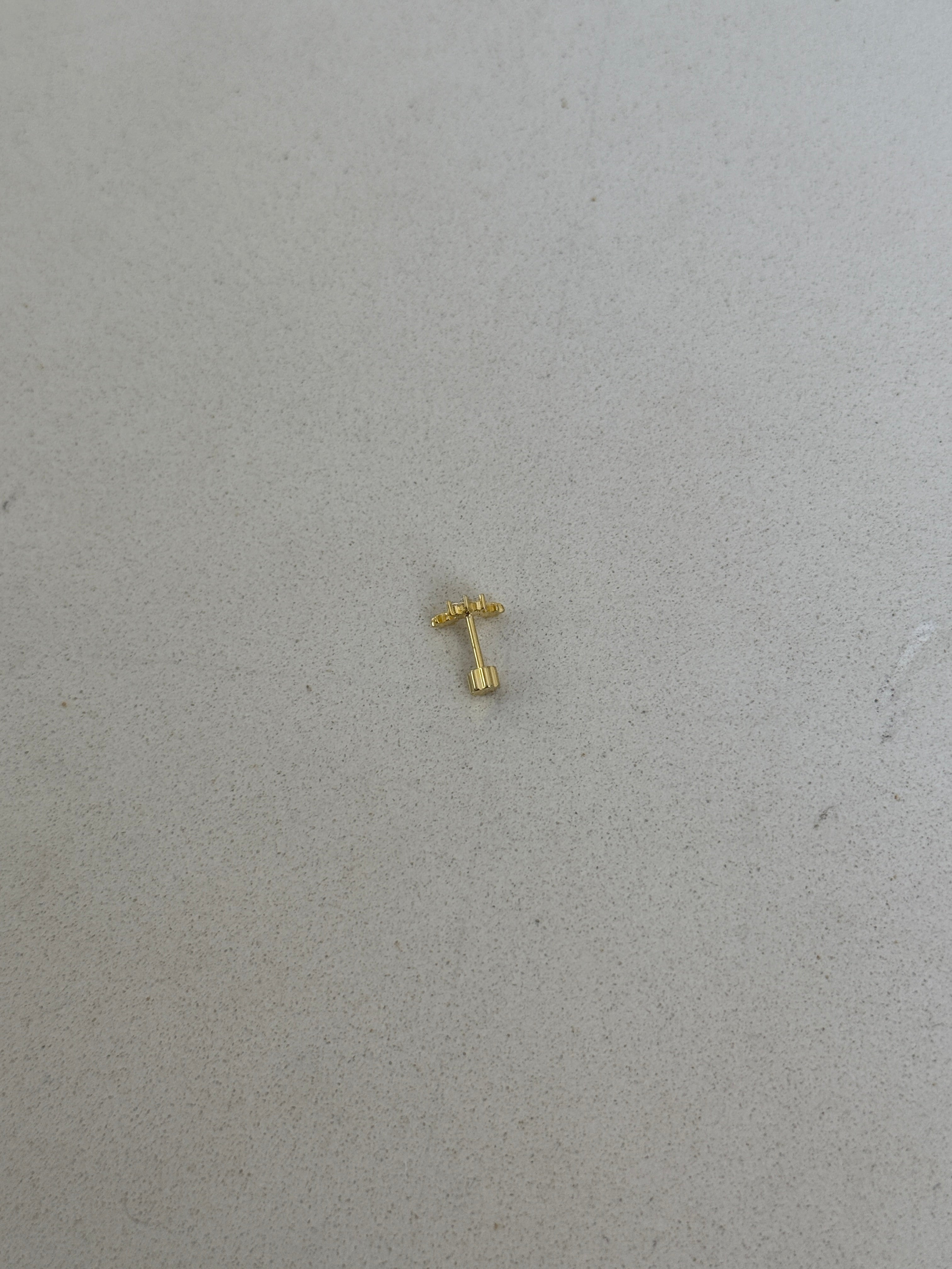 925 gümüş | çoklu çiçek piercing