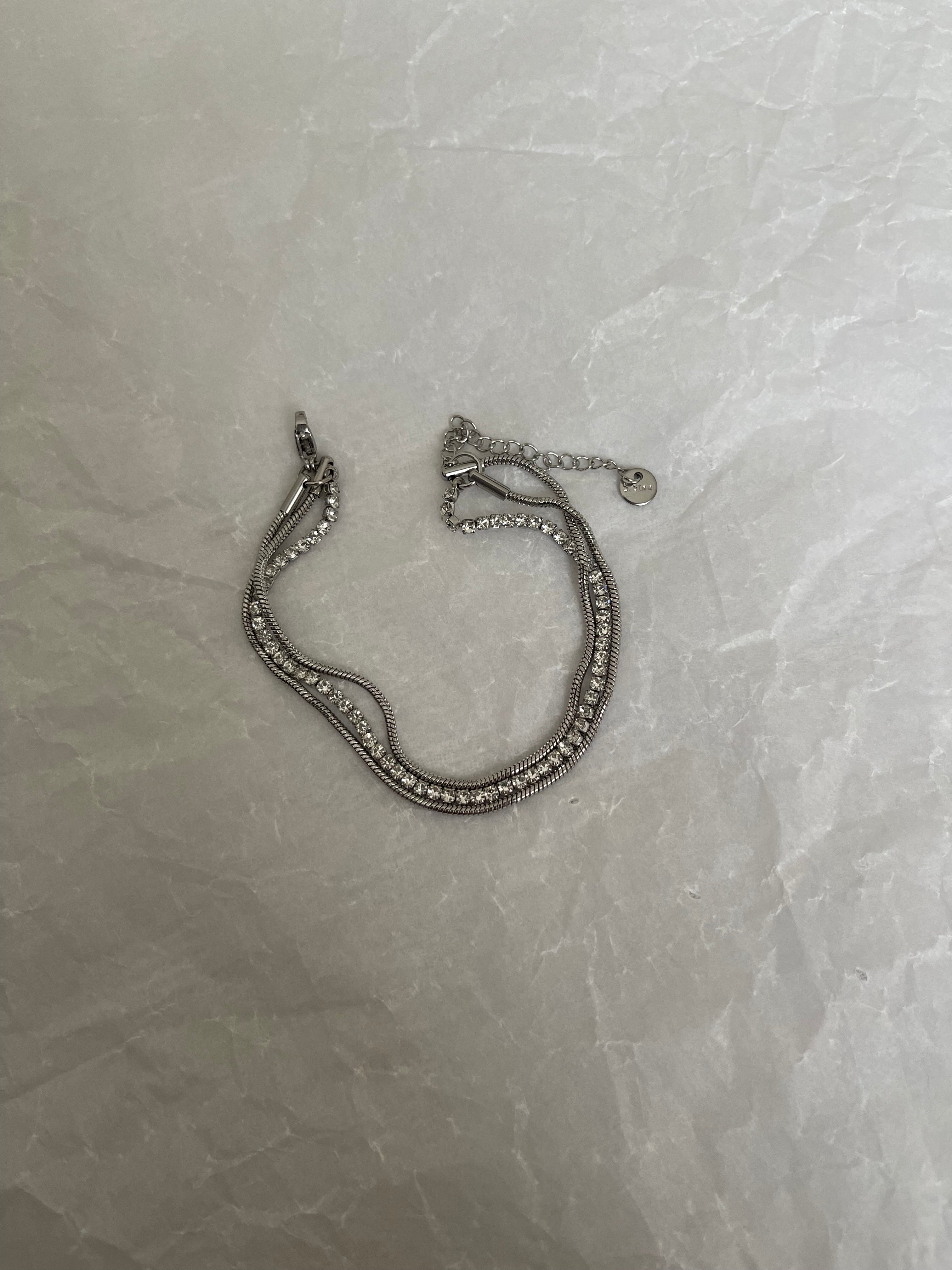 Çelik triple kombin bileklik