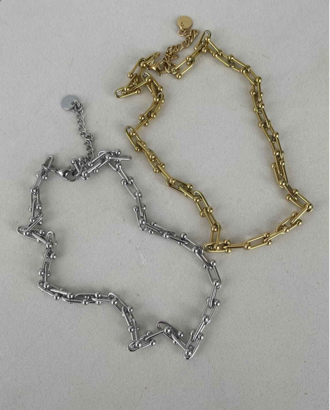 Çelik tiff*ny zincir kolye