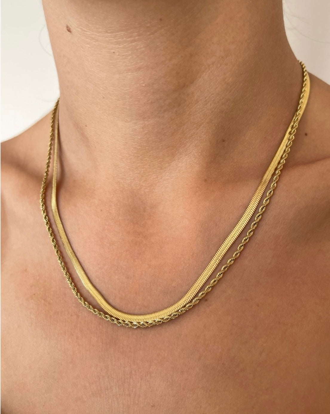 Çelik burgu & italyan zincir kolye