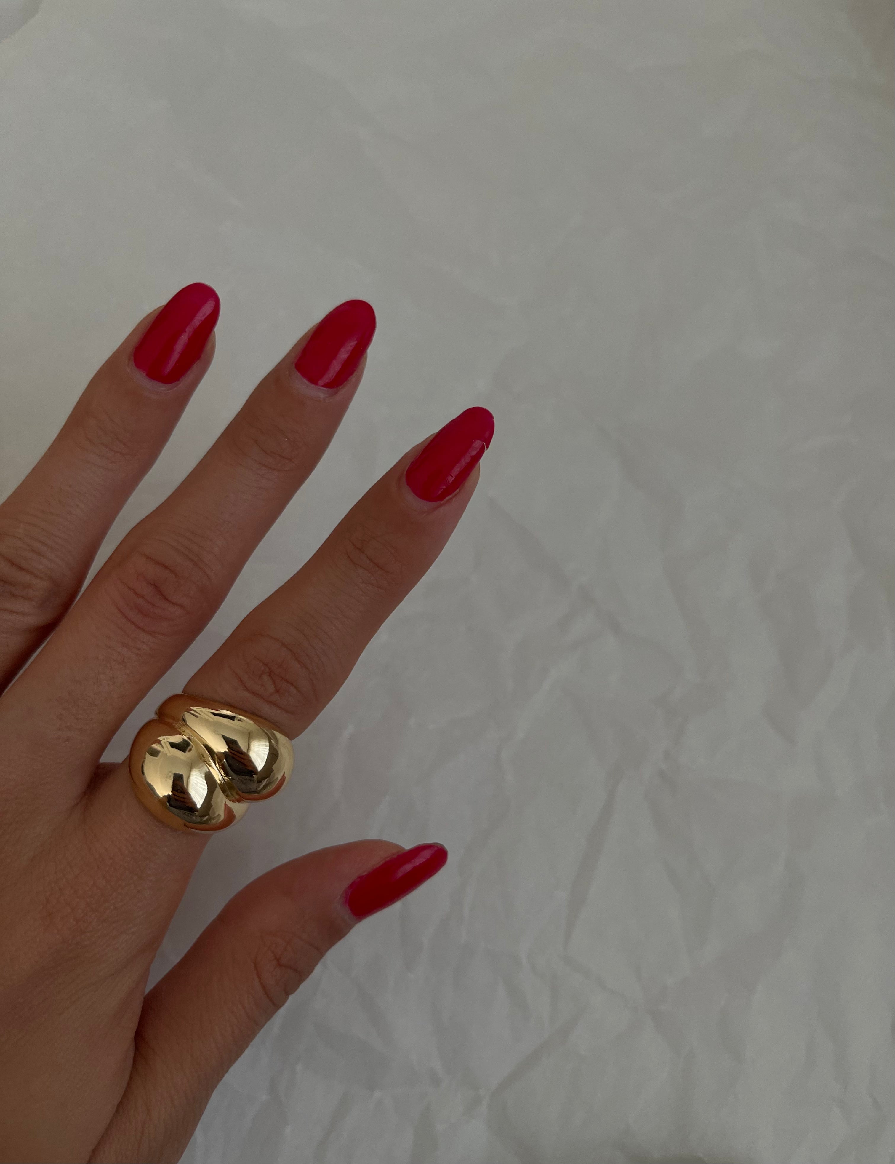 Double dolgu yüzük