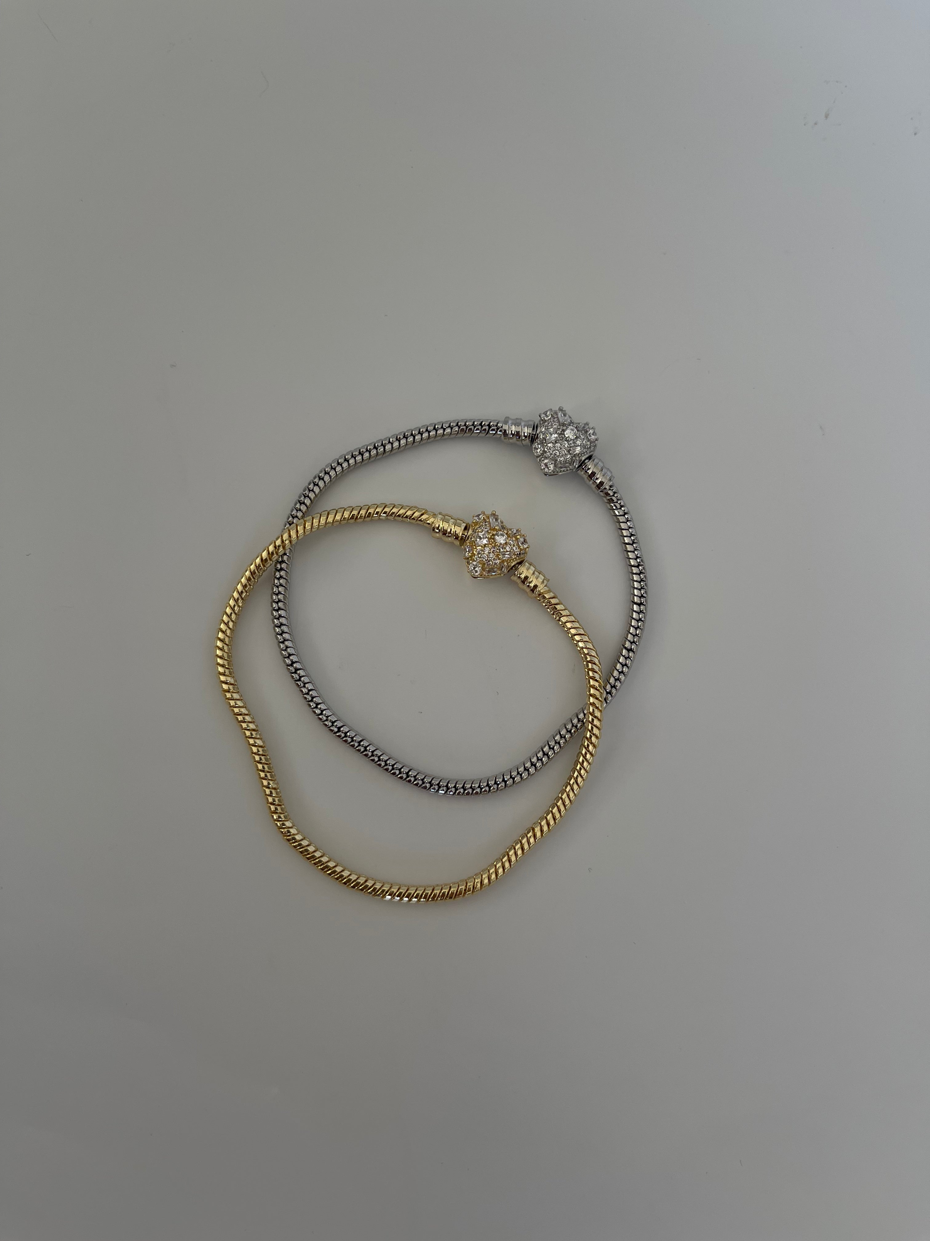 P*ndora mix taşlı kalp bileklik