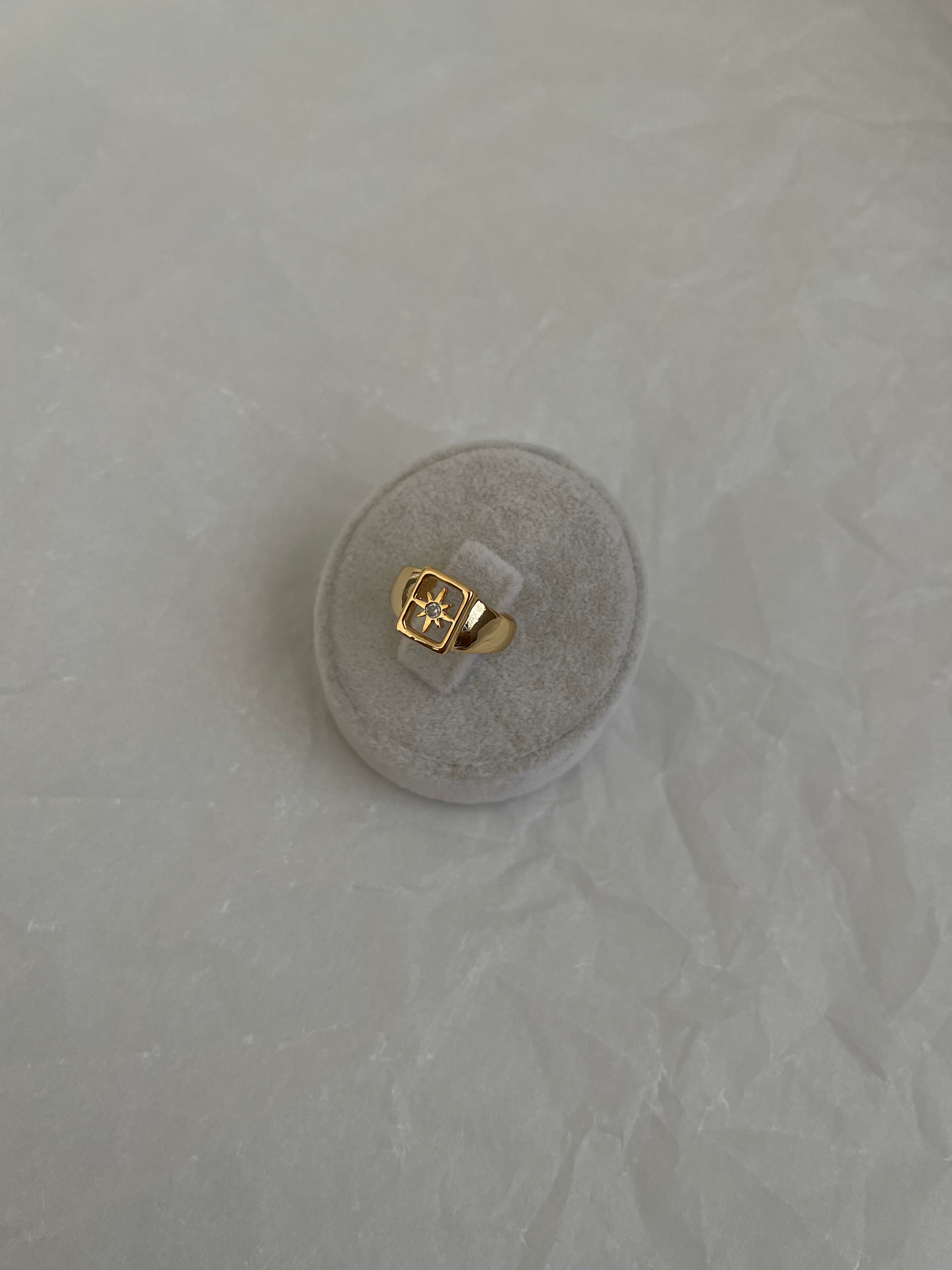 Kutup yıldızı serçe parmak yüzüğü