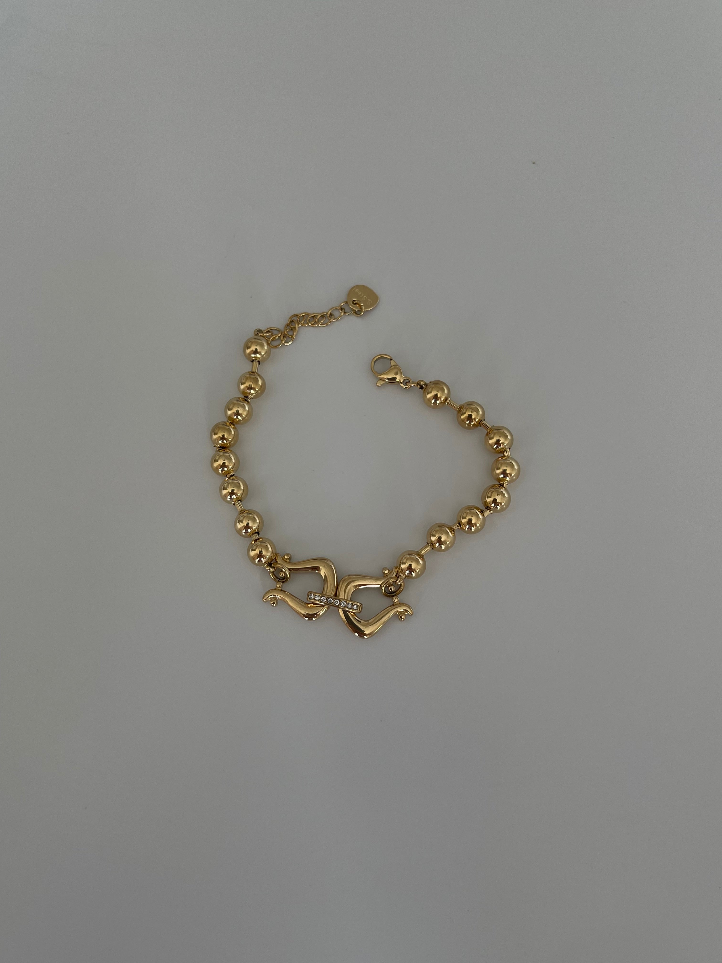 Çelik topçuklu bileklik