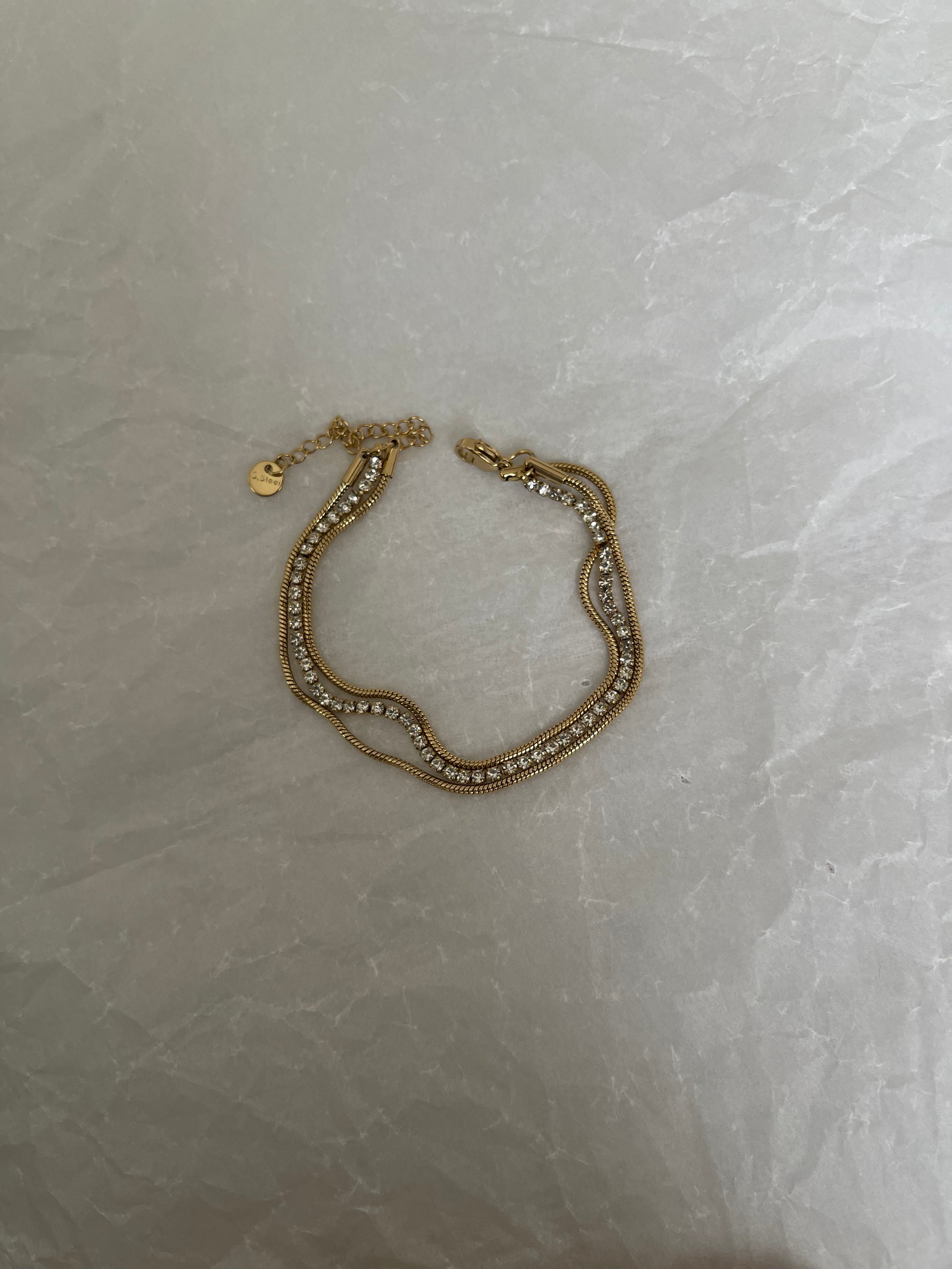 Çelik triple kombin bileklik