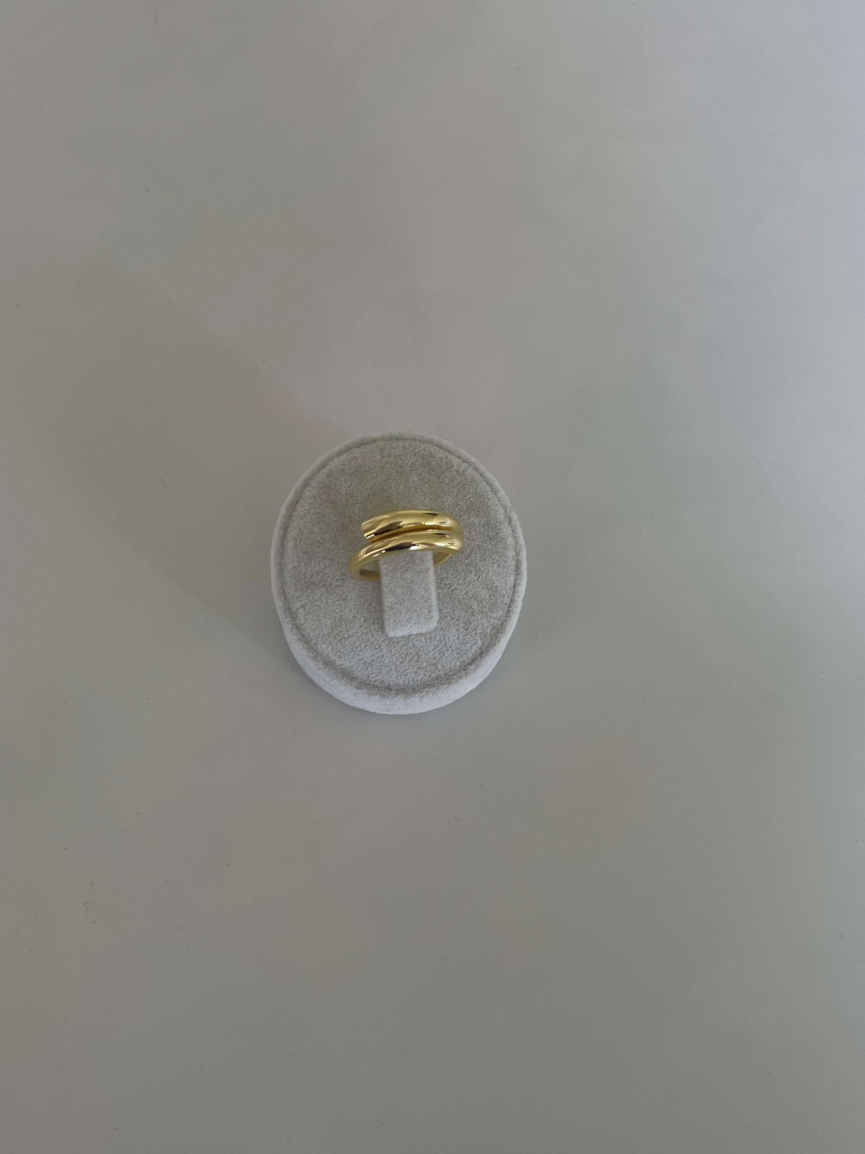 Basic double sarmal yüzük