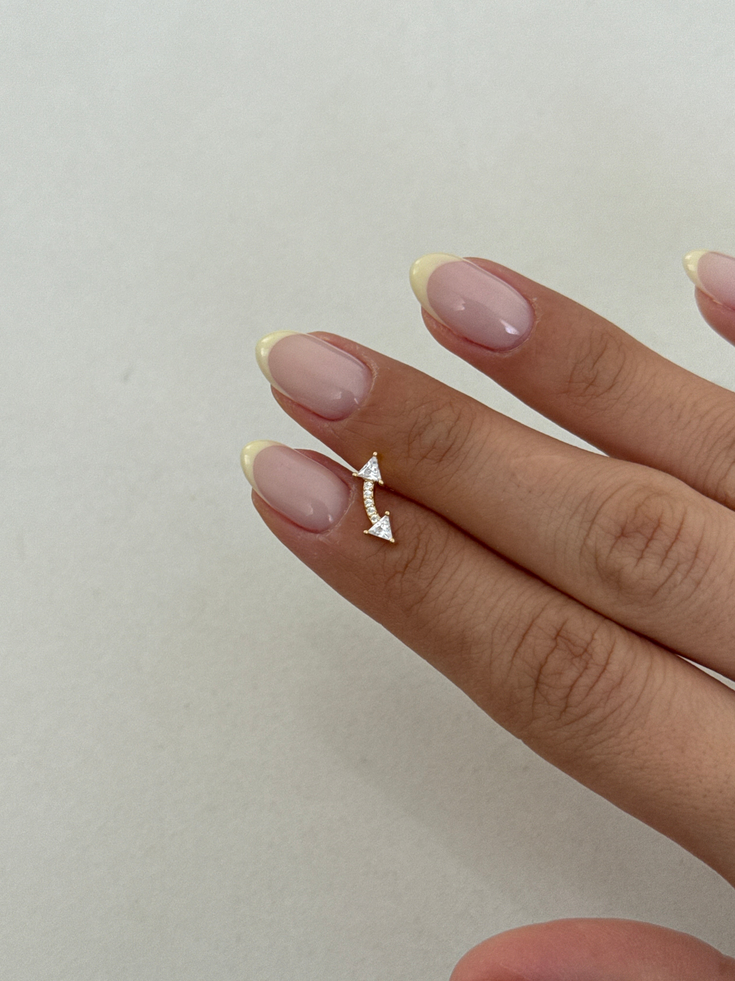 925 gümüş | ışık oku piercing