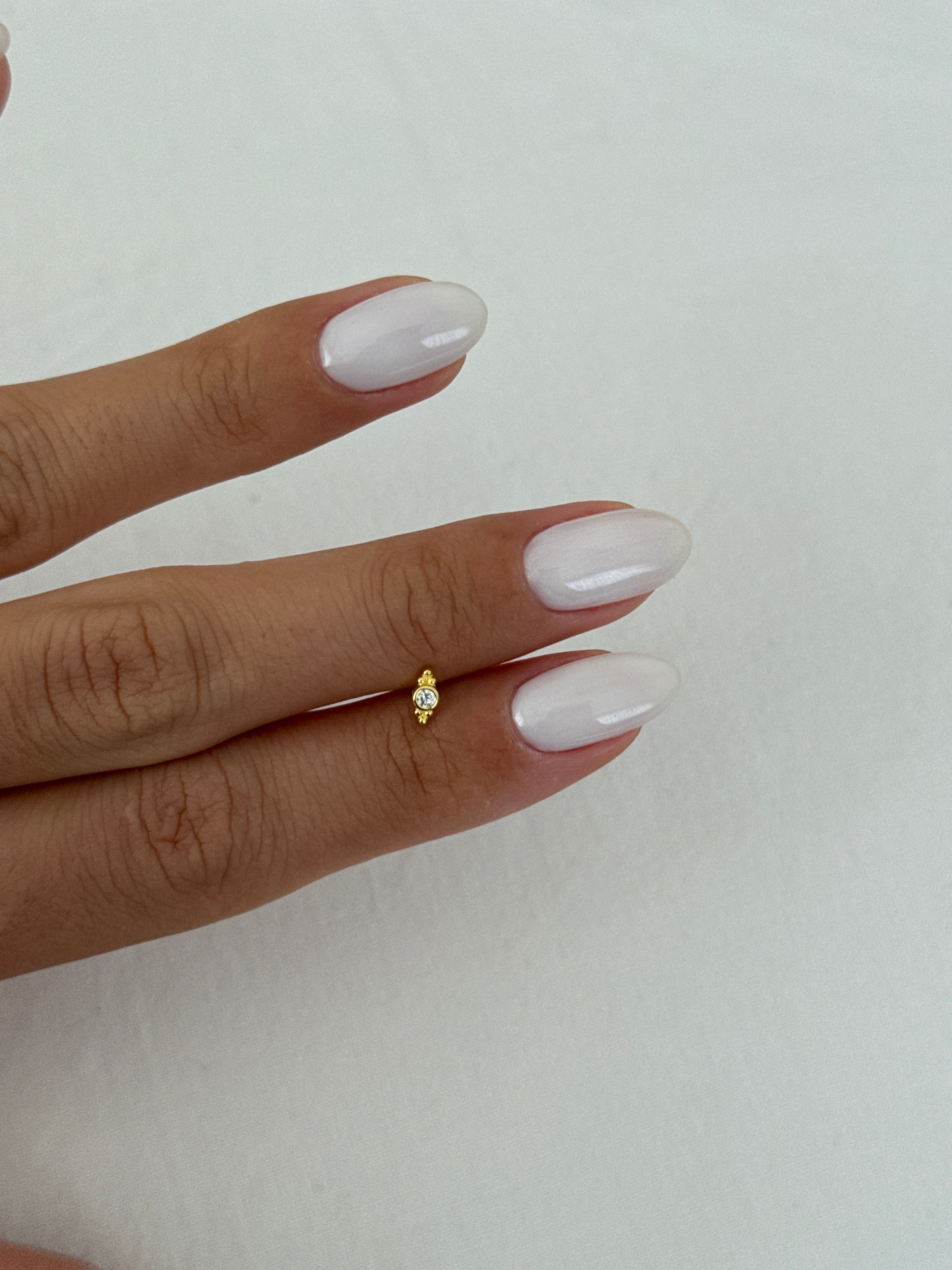 925 gümüş | mini şekilli taş piercing