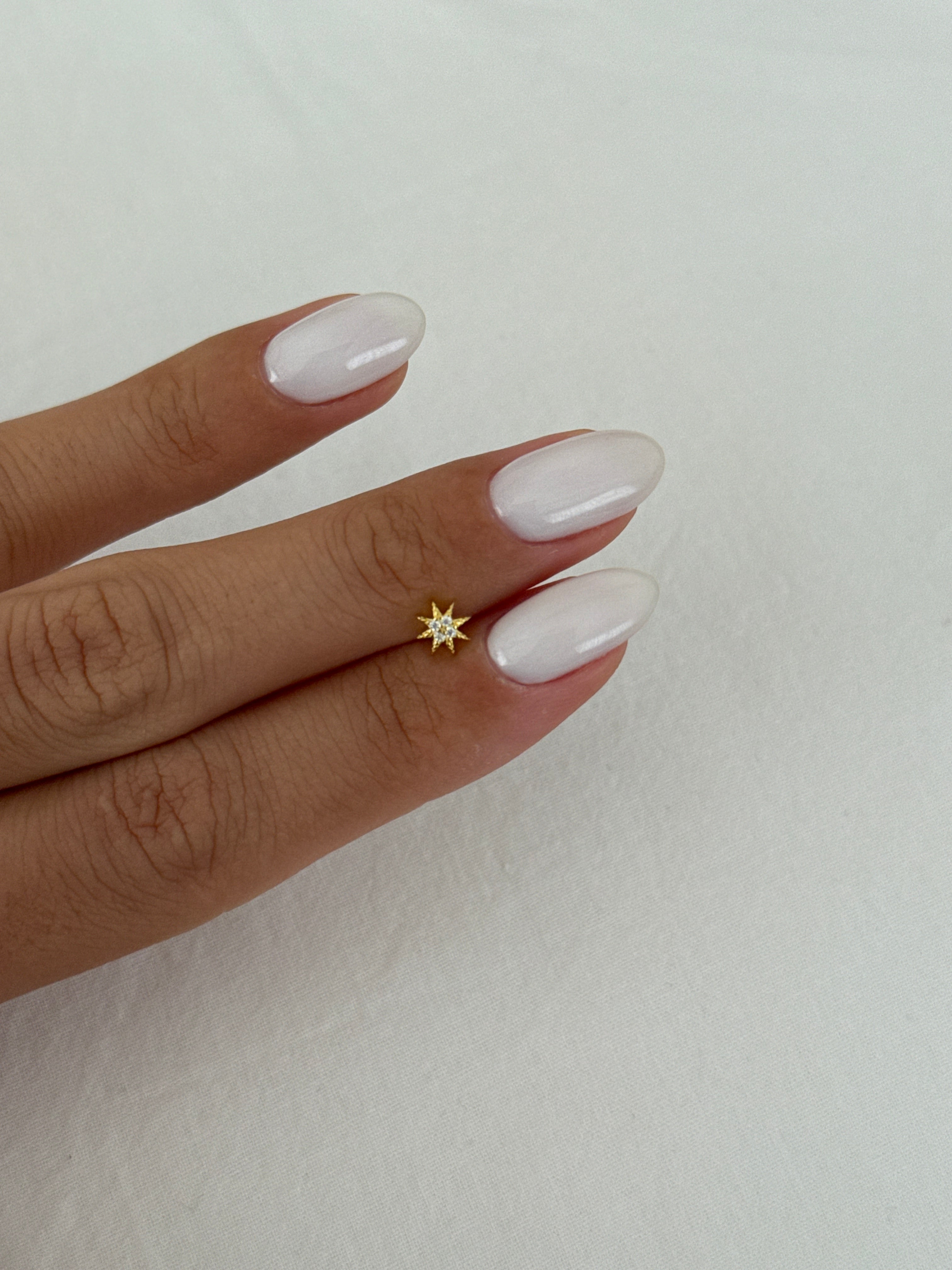 925 gümüş | parıltılı güneş piercing