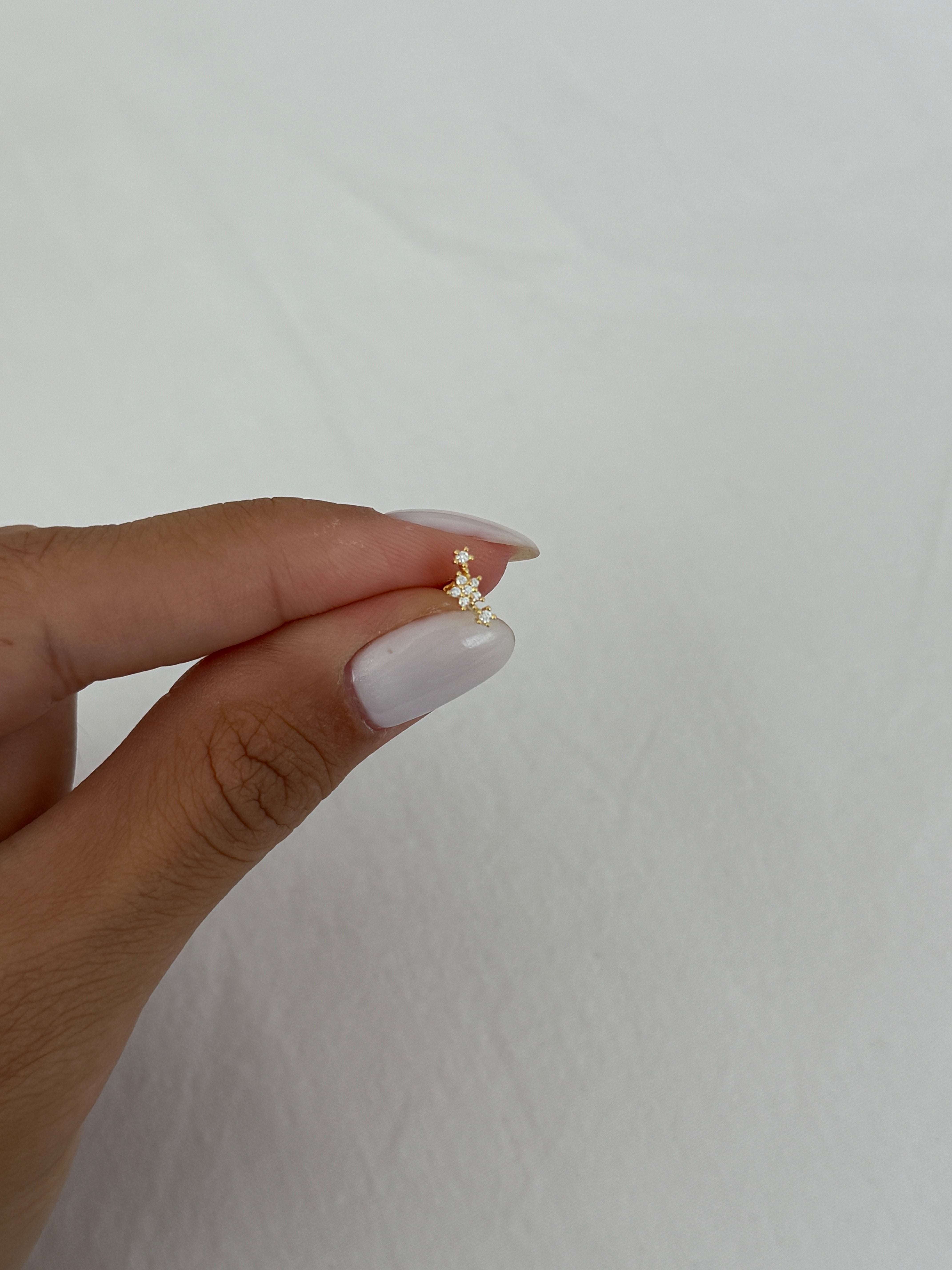 925 gümüş | mix çiçek piercing