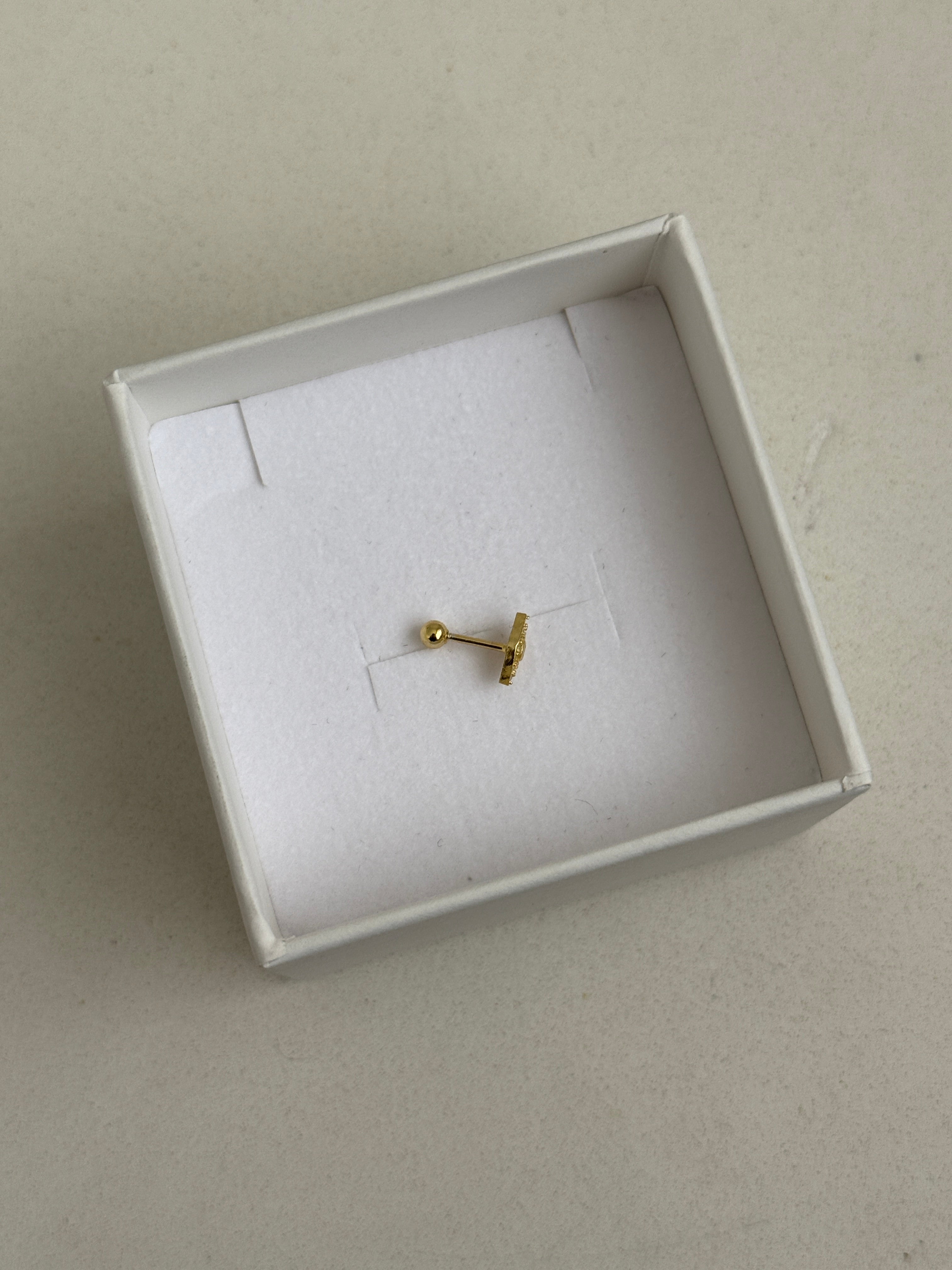 925 gümüş | papatya piercing
