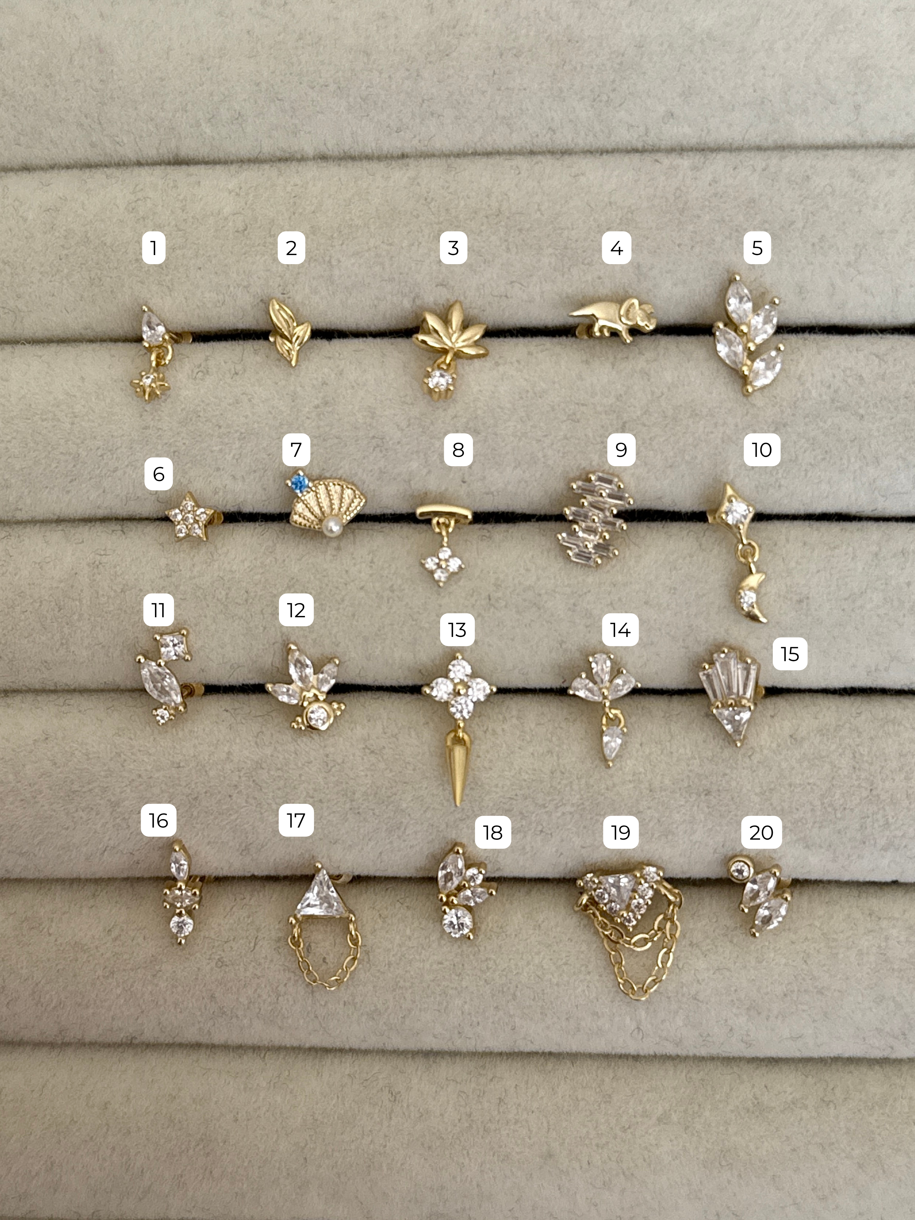 925 Ayar Gümüş Piercing Modelleri ||Modelini Seç